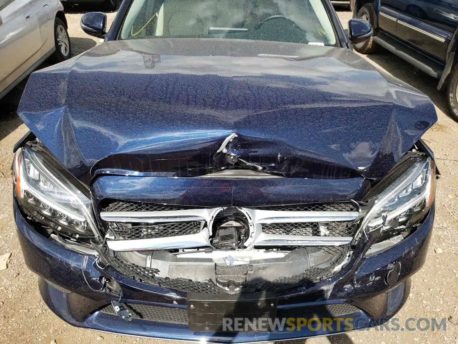 7 Photograph of a damaged car W1KWF8EB4MR615420 MERCEDES-BENZ C-CLASS 2021