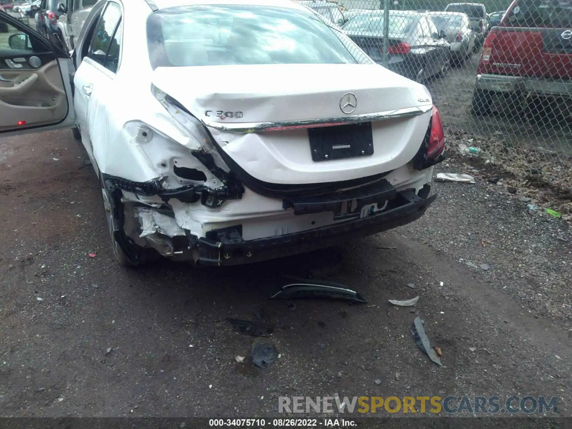 6 Photograph of a damaged car W1KWF8EB4MR633593 MERCEDES-BENZ C-CLASS 2021