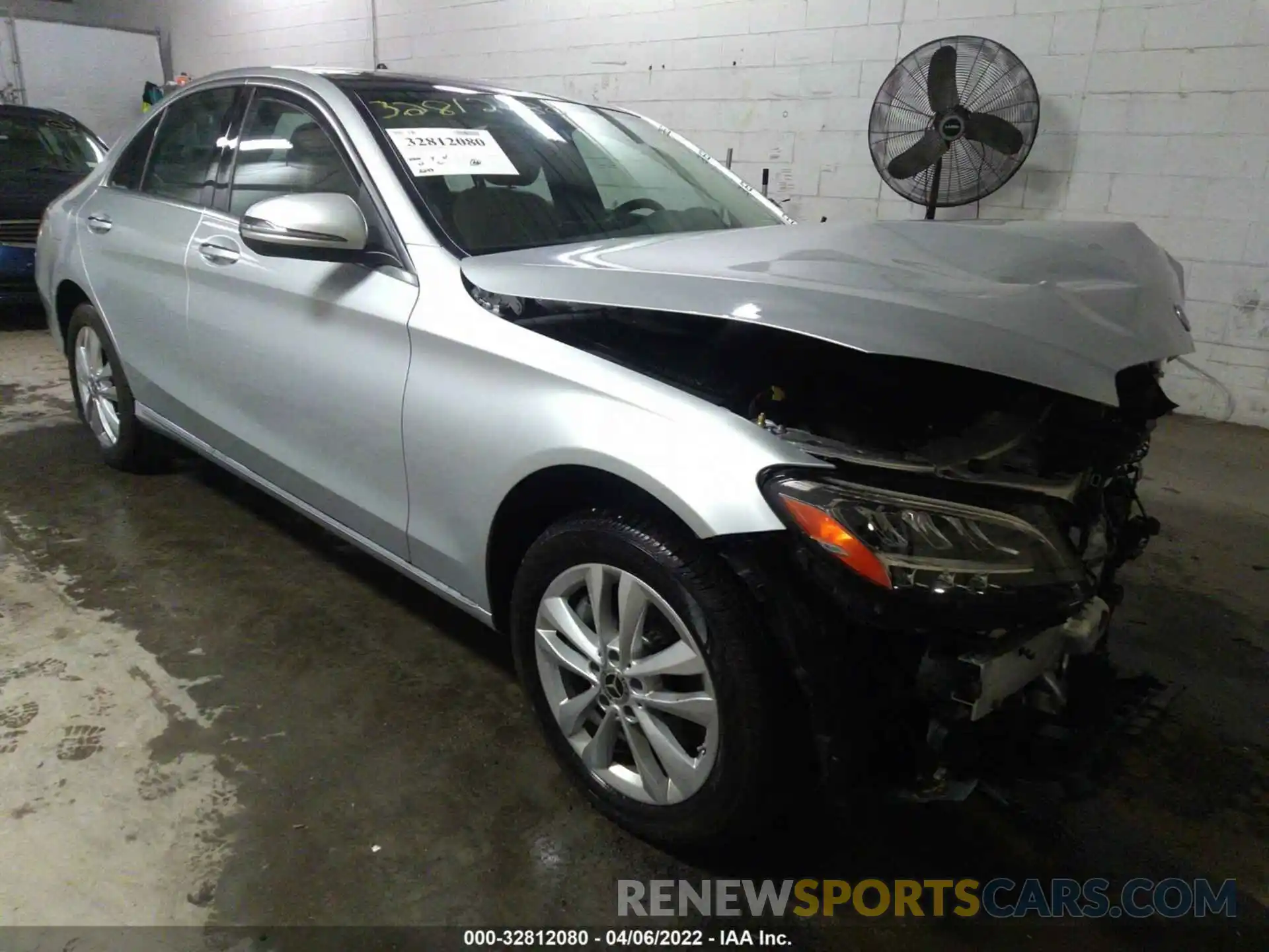 1 Photograph of a damaged car W1KWF8EB4MR643590 MERCEDES-BENZ C-CLASS 2021