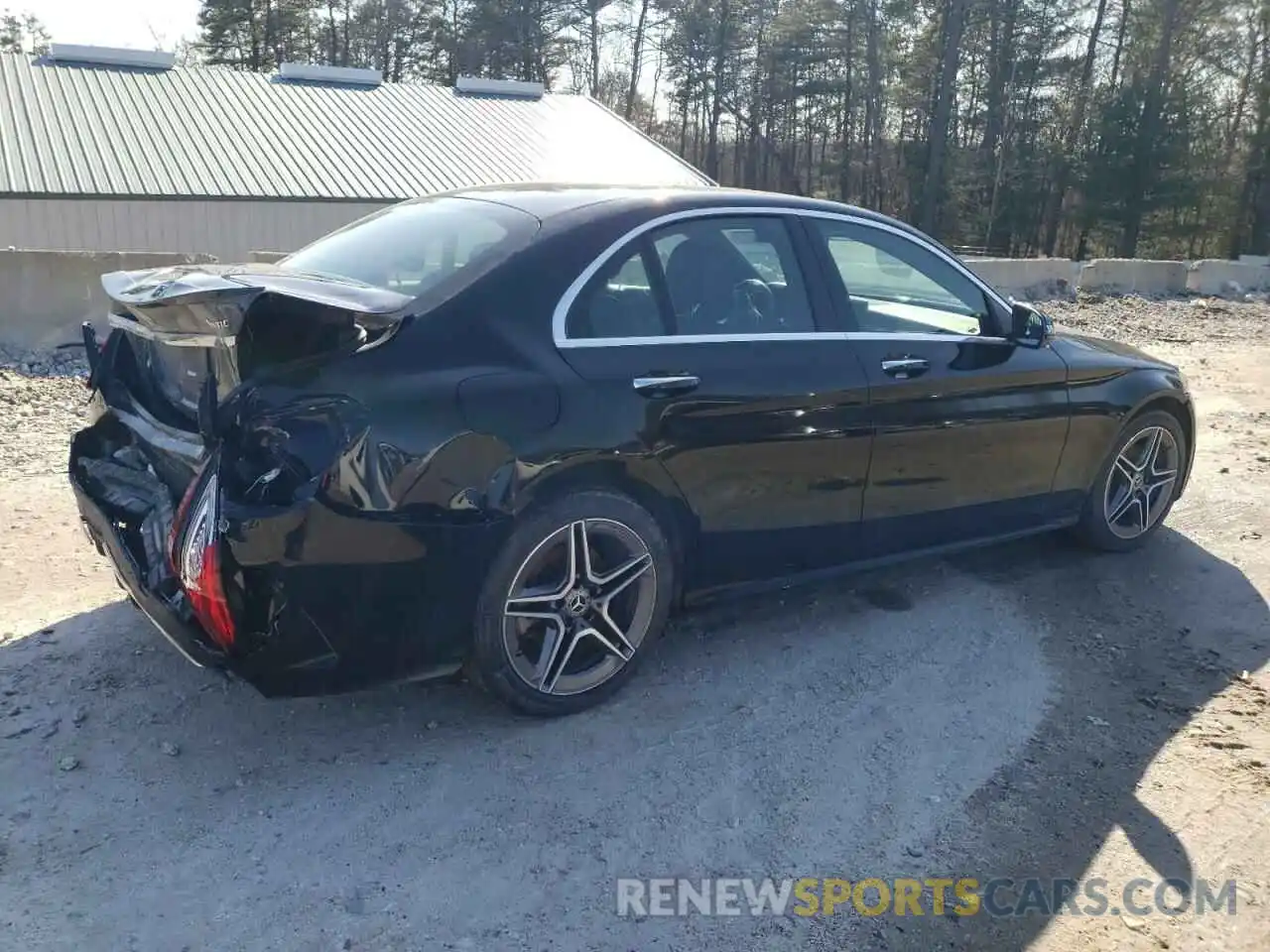 3 Photograph of a damaged car W1KWF8EB4MR645453 MERCEDES-BENZ C-CLASS 2021