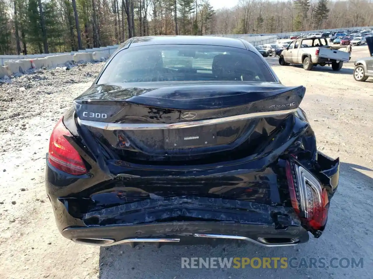 6 Photograph of a damaged car W1KWF8EB4MR645453 MERCEDES-BENZ C-CLASS 2021