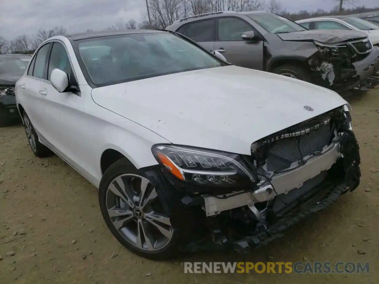 1 Photograph of a damaged car W1KWF8EB4MR645632 MERCEDES-BENZ C-CLASS 2021