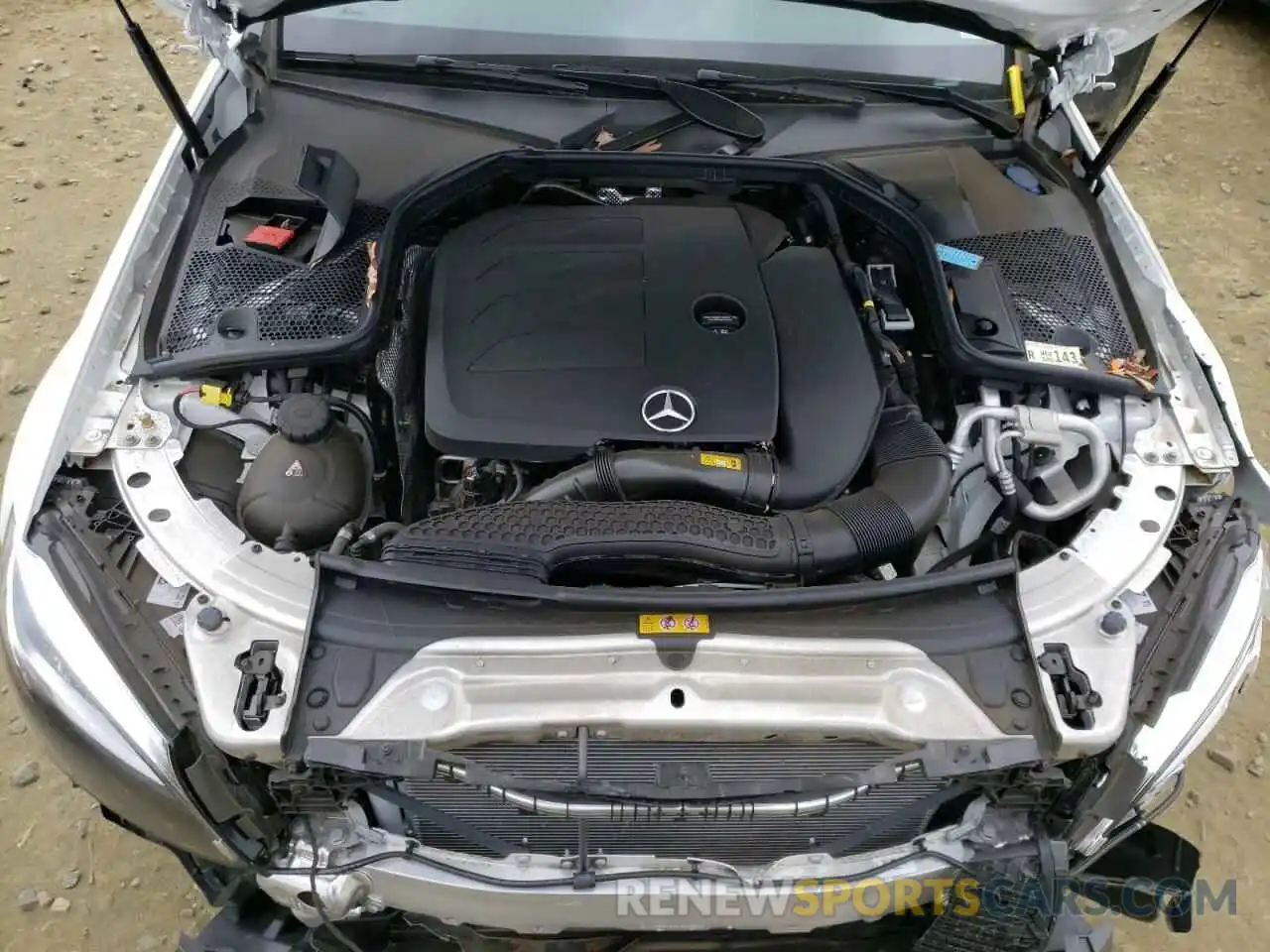 7 Photograph of a damaged car W1KWF8EB4MR645632 MERCEDES-BENZ C-CLASS 2021