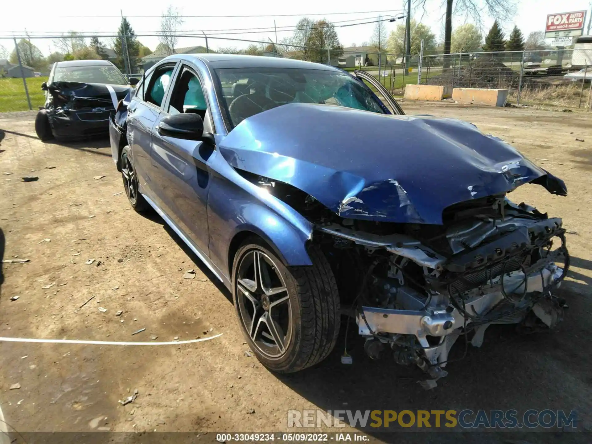 1 Photograph of a damaged car W1KWF8EB4MR648675 MERCEDES-BENZ C-CLASS 2021