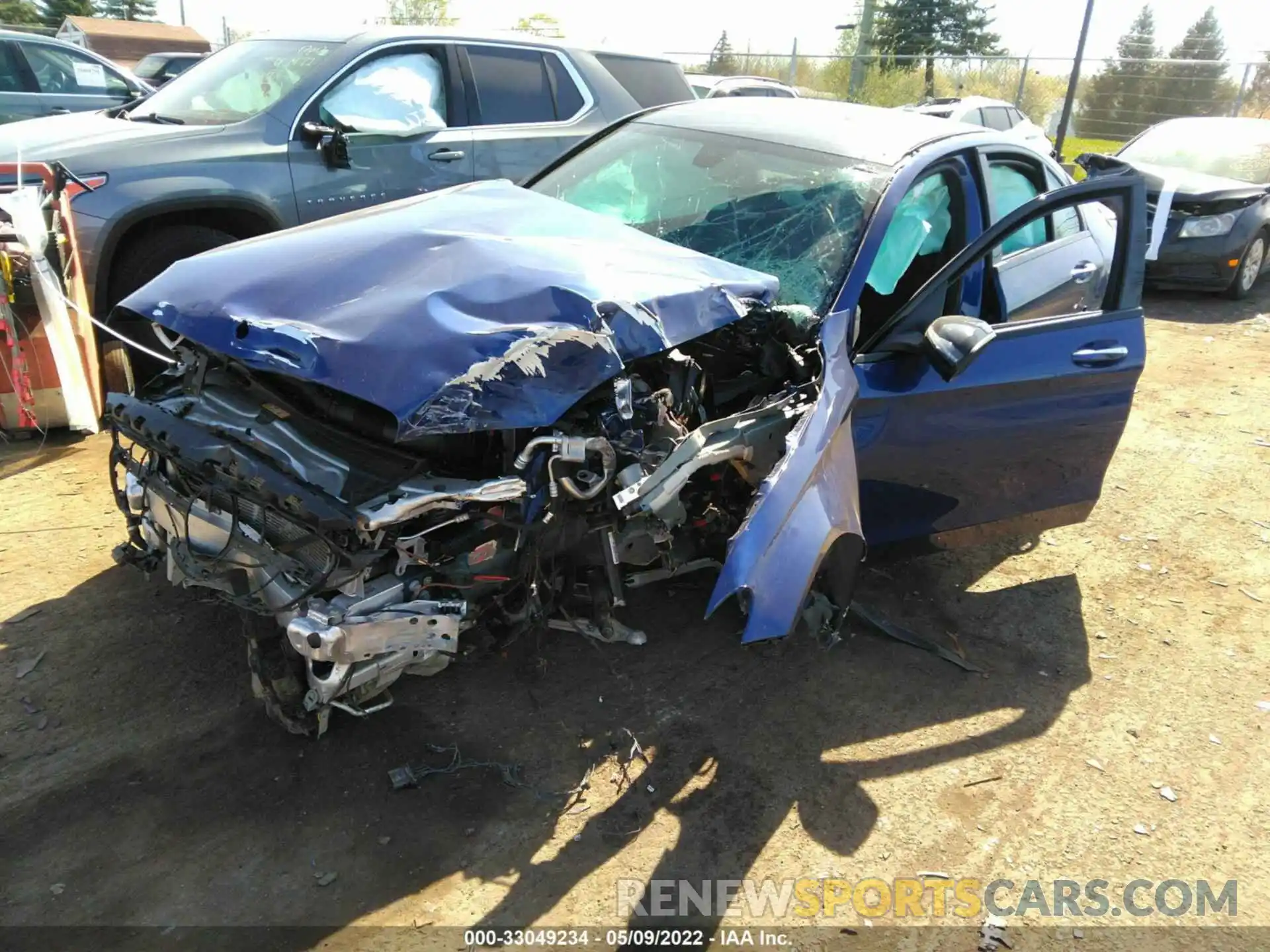 2 Photograph of a damaged car W1KWF8EB4MR648675 MERCEDES-BENZ C-CLASS 2021