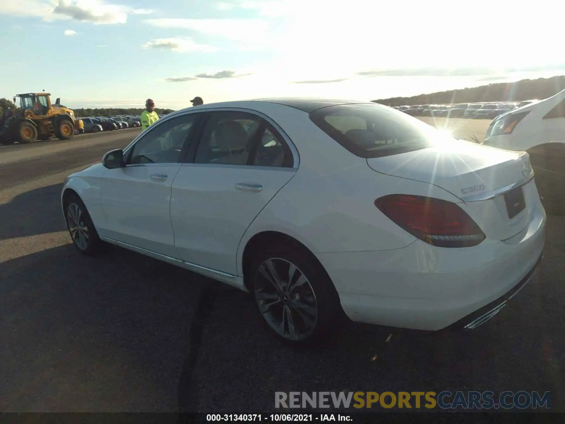 3 Photograph of a damaged car W1KWF8EB5MR630797 MERCEDES-BENZ C-CLASS 2021