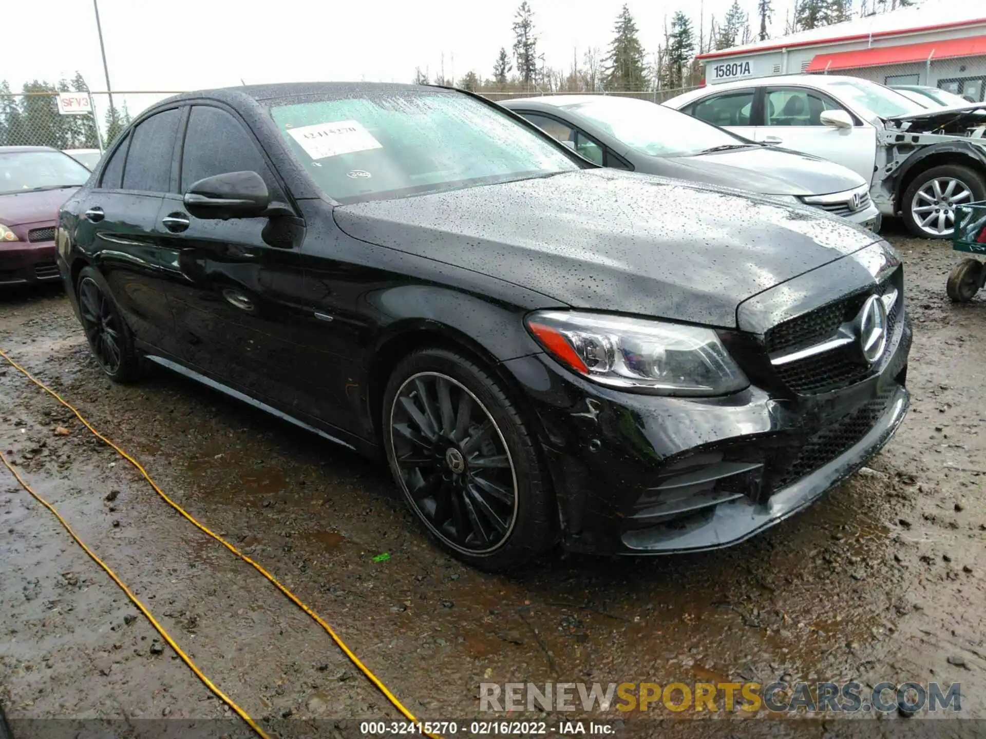 1 Photograph of a damaged car W1KWF8EB5MR631223 MERCEDES-BENZ C-CLASS 2021