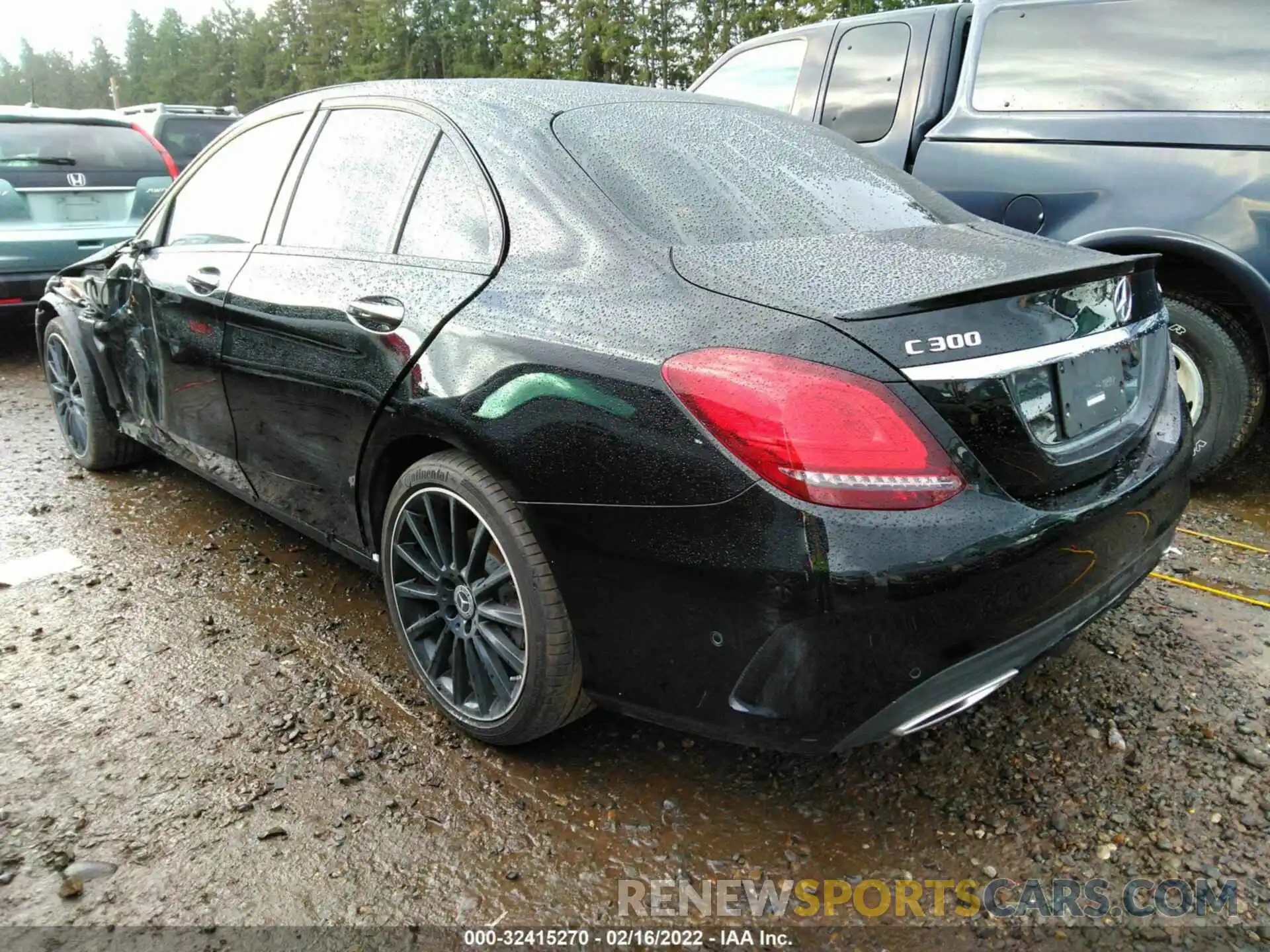 3 Фотография поврежденного автомобиля W1KWF8EB5MR631223 MERCEDES-BENZ C-CLASS 2021