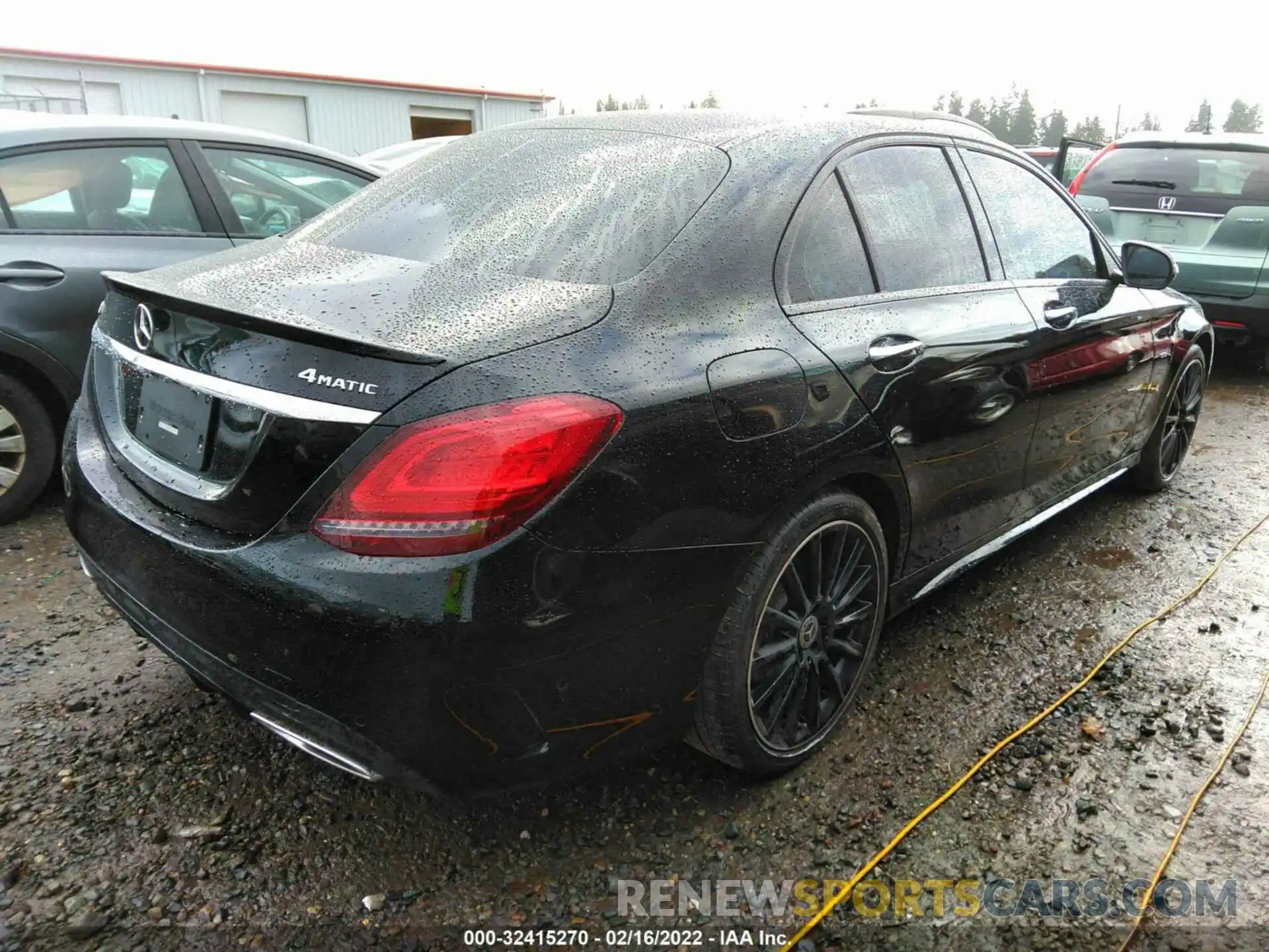 4 Photograph of a damaged car W1KWF8EB5MR631223 MERCEDES-BENZ C-CLASS 2021