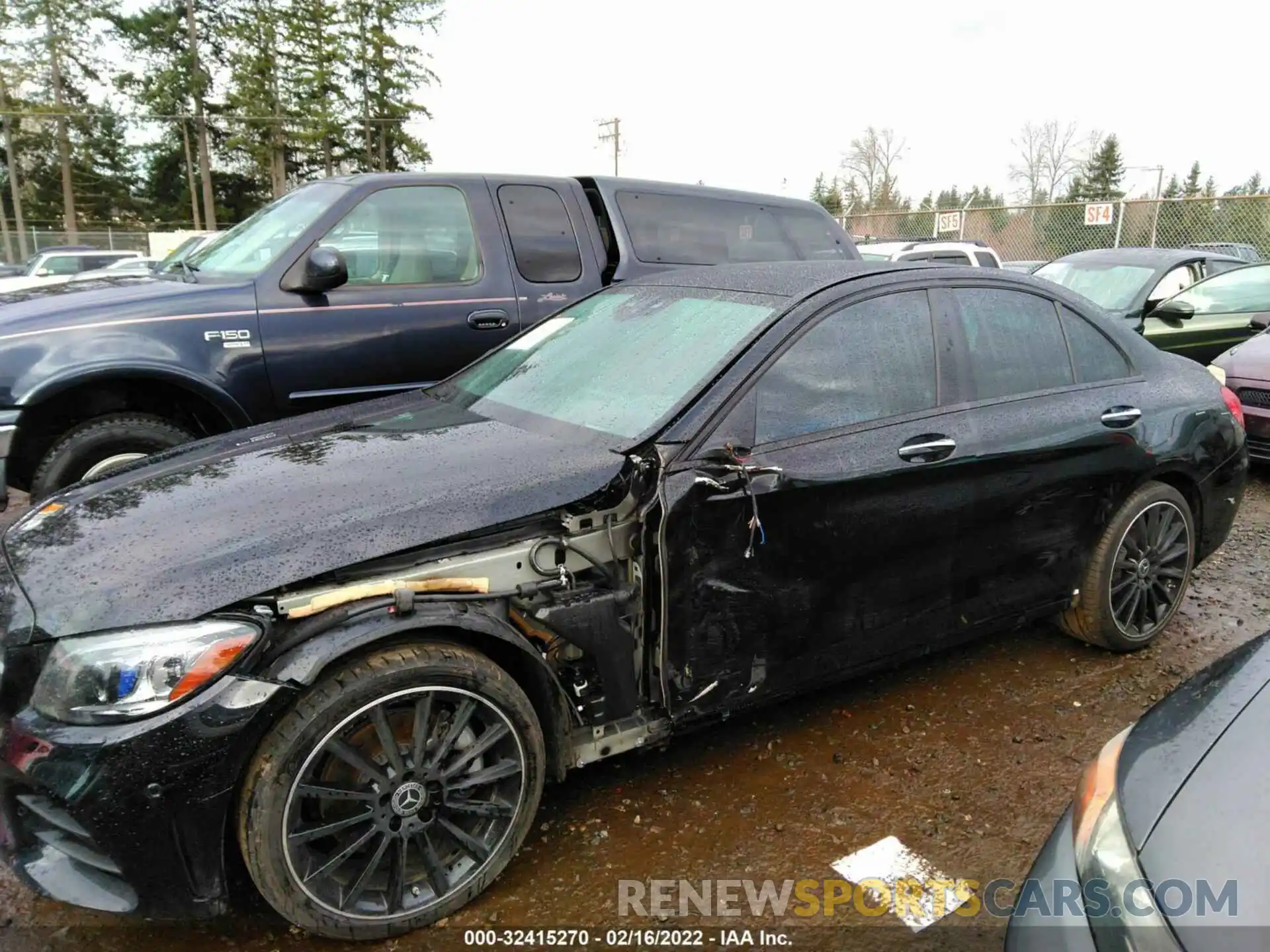 6 Photograph of a damaged car W1KWF8EB5MR631223 MERCEDES-BENZ C-CLASS 2021