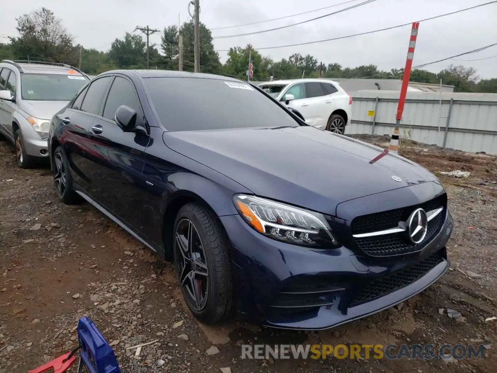 1 Photograph of a damaged car W1KWF8EB5MR634235 MERCEDES-BENZ C-CLASS 2021