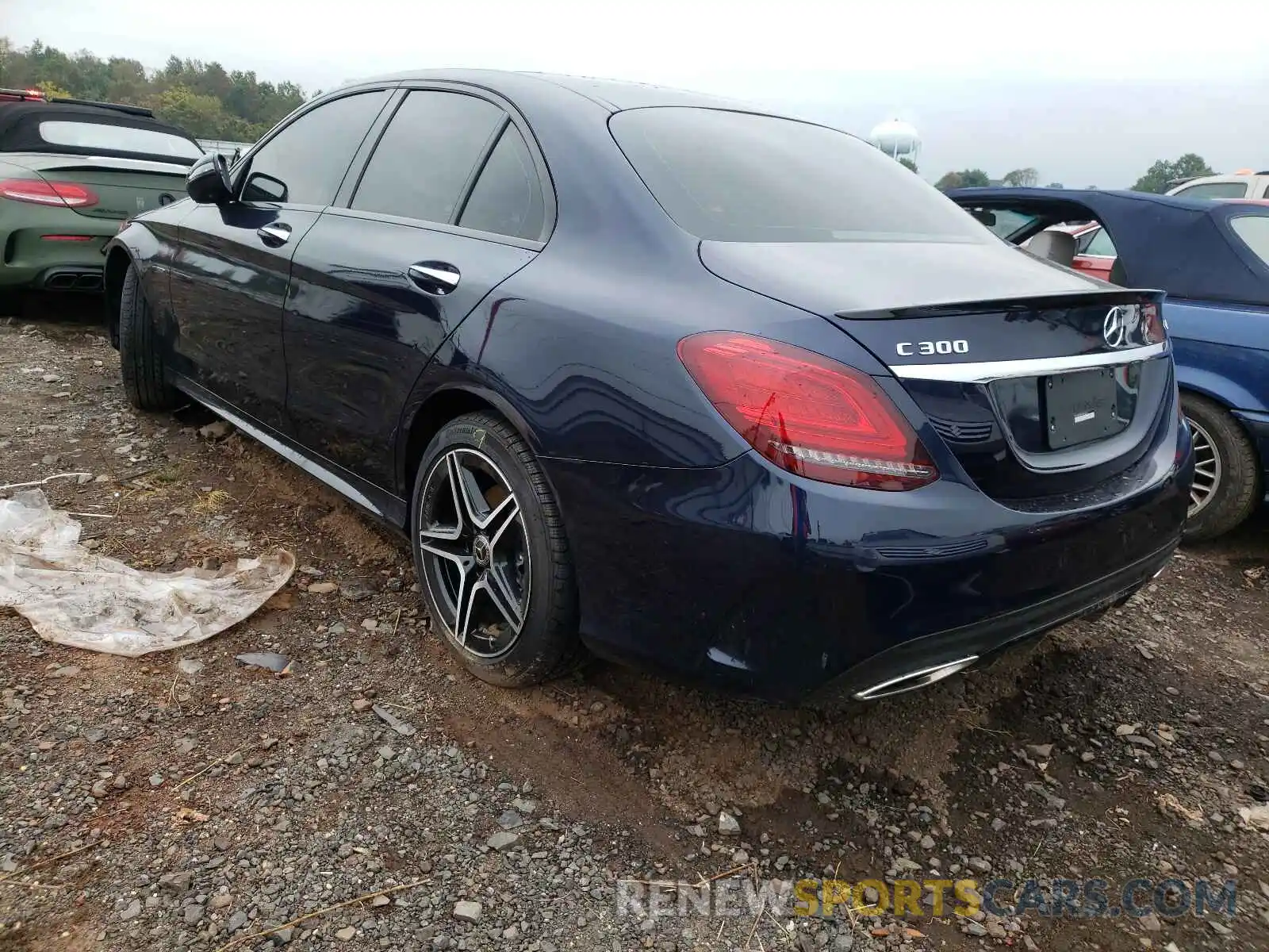 3 Фотография поврежденного автомобиля W1KWF8EB5MR634235 MERCEDES-BENZ C-CLASS 2021