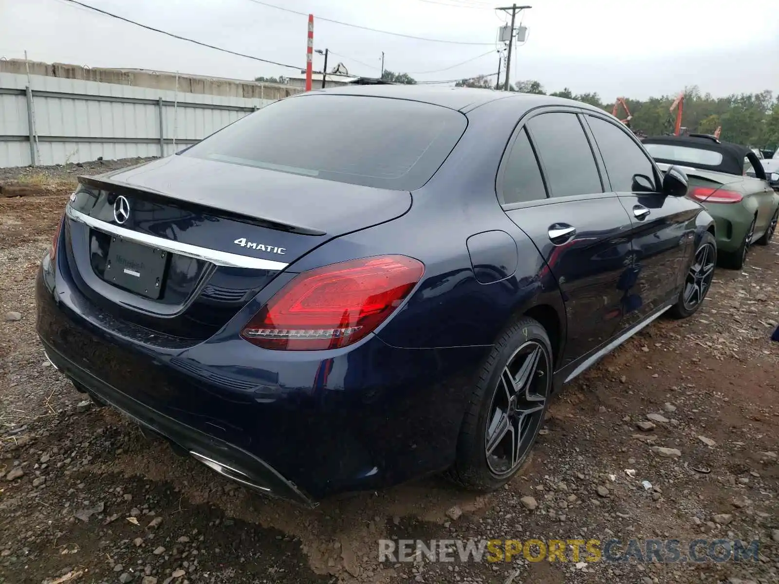 4 Photograph of a damaged car W1KWF8EB5MR634235 MERCEDES-BENZ C-CLASS 2021