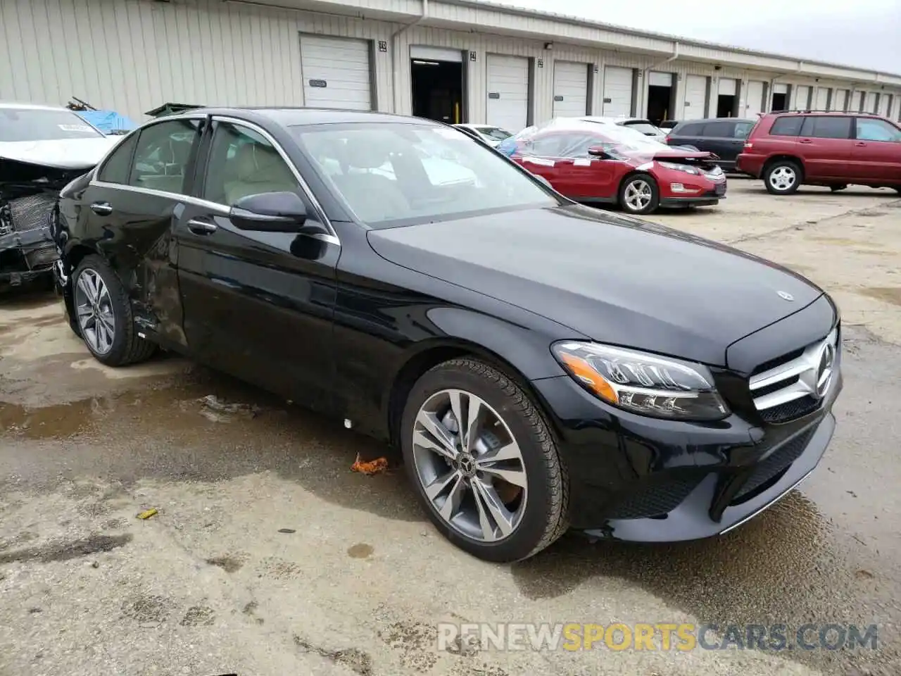 1 Photograph of a damaged car W1KWF8EB5MR639757 MERCEDES-BENZ C-CLASS 2021