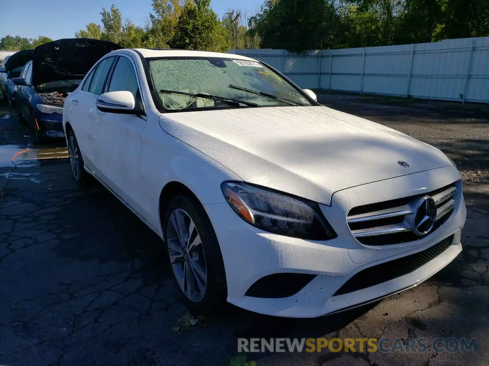 1 Photograph of a damaged car W1KWF8EB5MR640889 MERCEDES-BENZ C-CLASS 2021