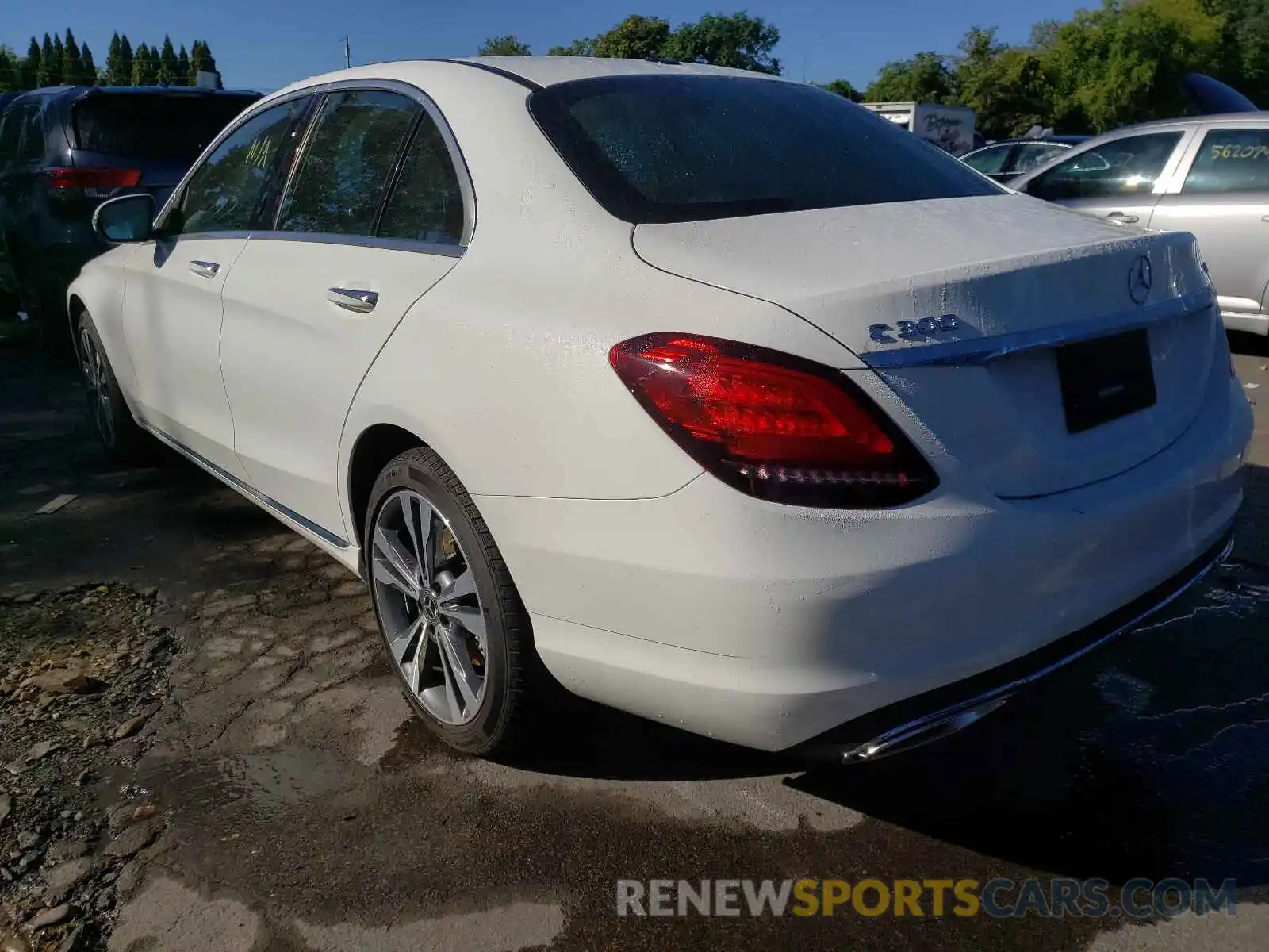 3 Photograph of a damaged car W1KWF8EB5MR640889 MERCEDES-BENZ C-CLASS 2021