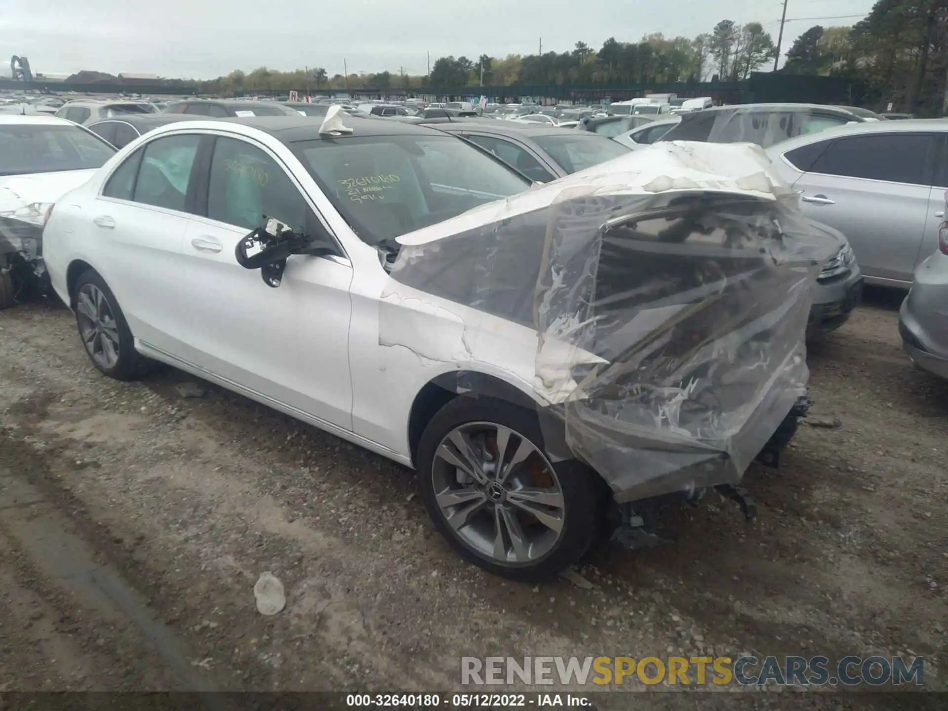 1 Photograph of a damaged car W1KWF8EB5MR643016 MERCEDES-BENZ C-CLASS 2021