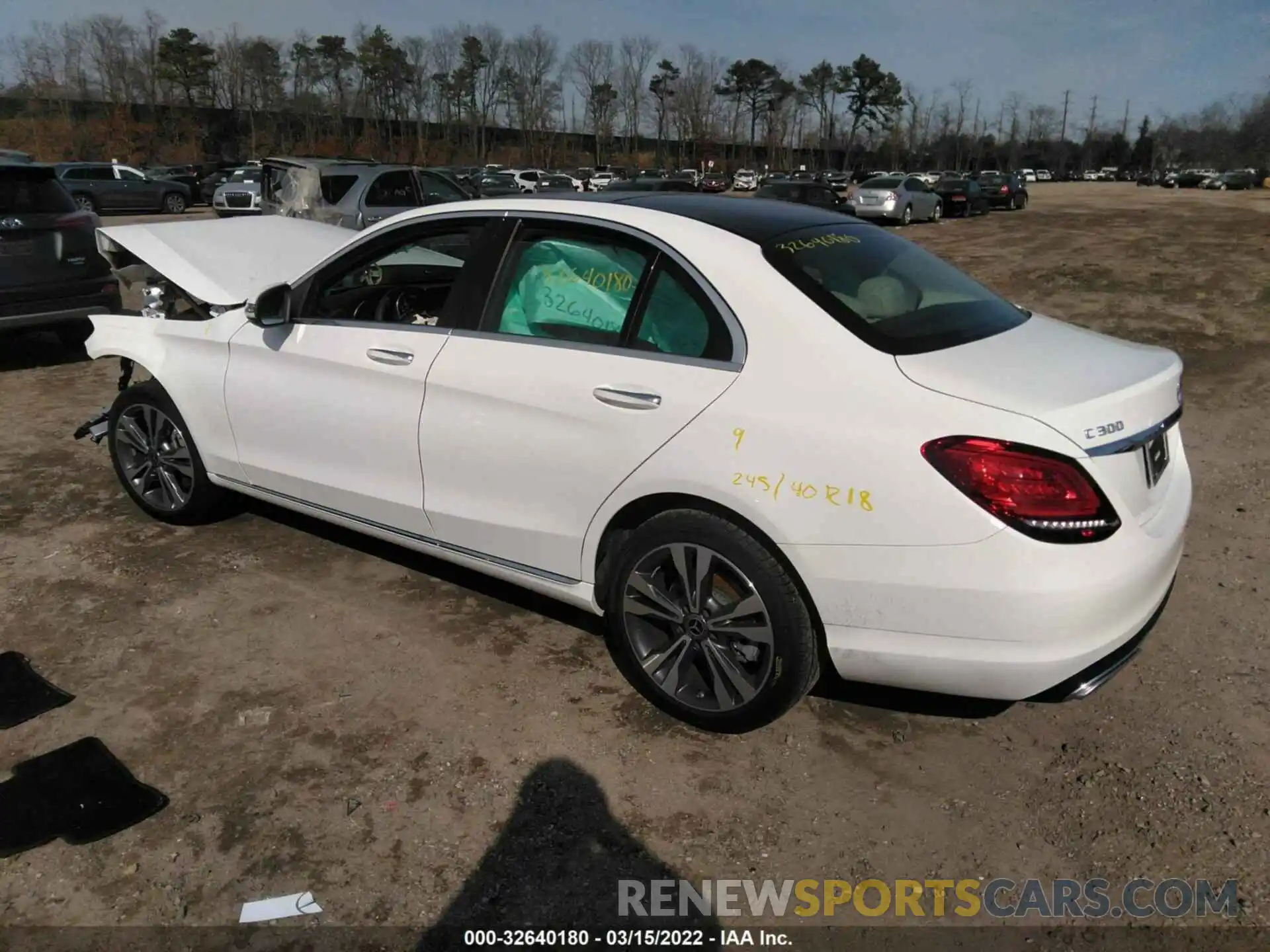 3 Photograph of a damaged car W1KWF8EB5MR643016 MERCEDES-BENZ C-CLASS 2021