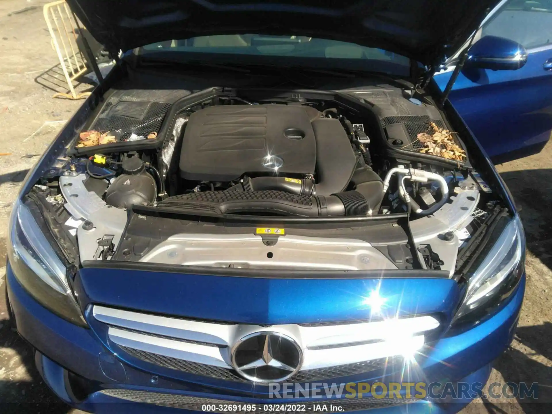 10 Photograph of a damaged car W1KWF8EB5MR647969 MERCEDES-BENZ C-CLASS 2021