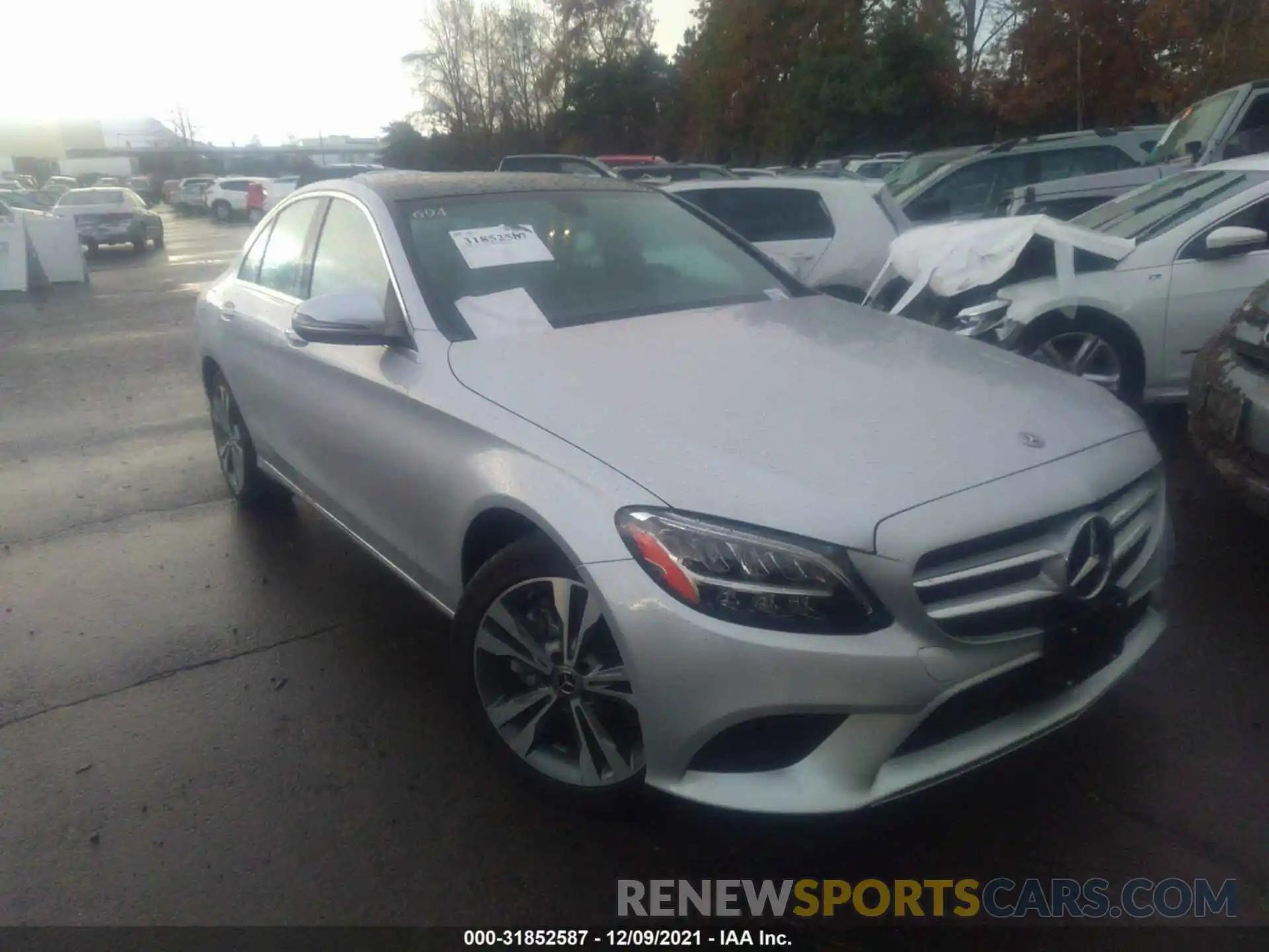 1 Photograph of a damaged car W1KWF8EB6MR626077 MERCEDES-BENZ C-CLASS 2021