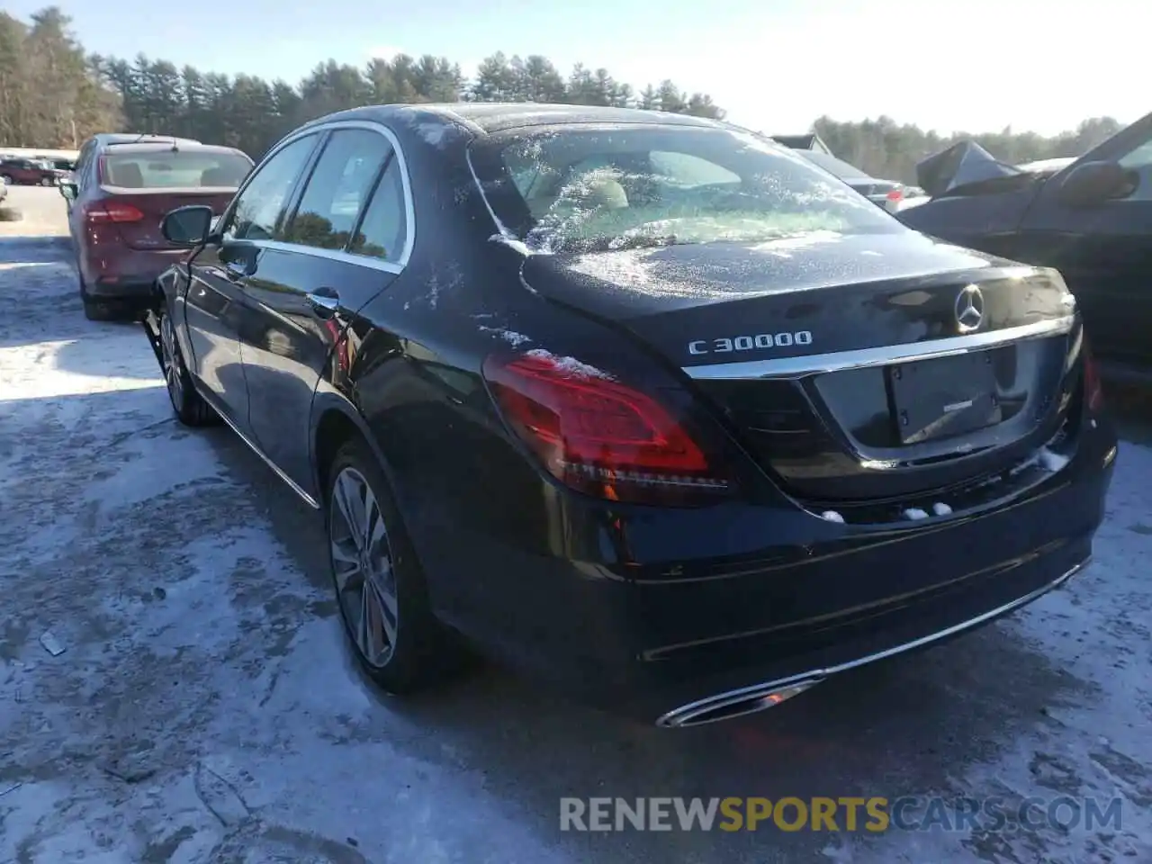 3 Photograph of a damaged car W1KWF8EB6MR628511 MERCEDES-BENZ C-CLASS 2021