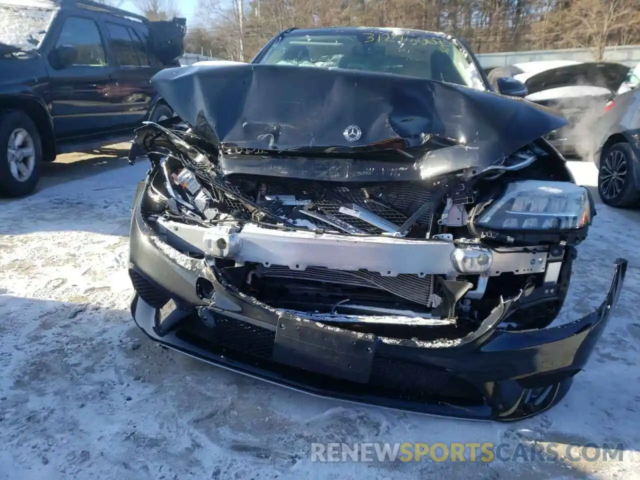 9 Photograph of a damaged car W1KWF8EB6MR628511 MERCEDES-BENZ C-CLASS 2021