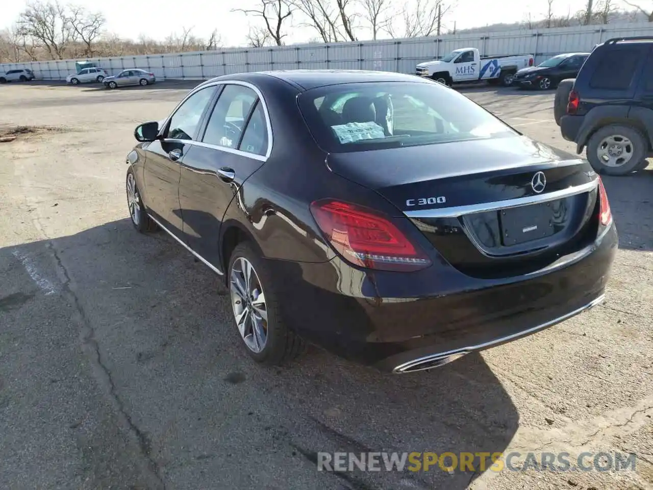 3 Photograph of a damaged car W1KWF8EB6MR639041 MERCEDES-BENZ C-CLASS 2021