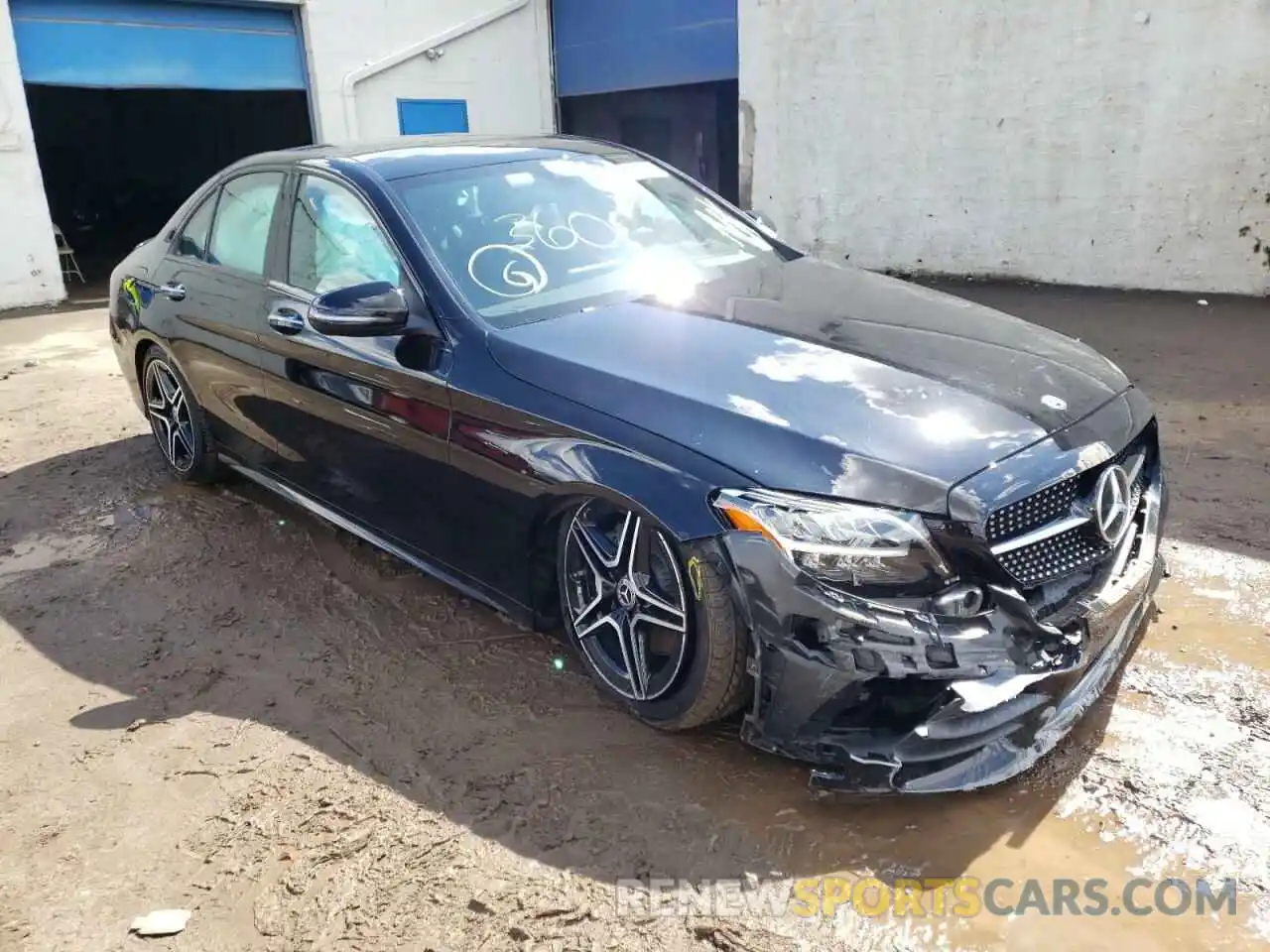 1 Photograph of a damaged car W1KWF8EB6MR644207 MERCEDES-BENZ C-CLASS 2021