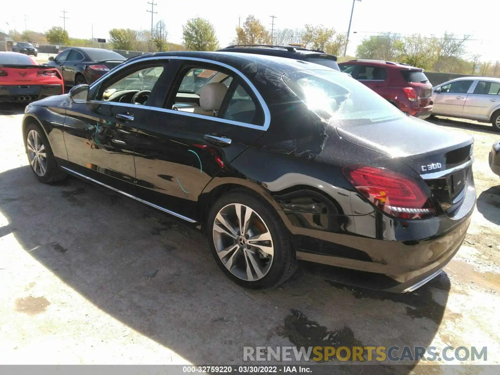 3 Photograph of a damaged car W1KWF8EB6MR651089 MERCEDES-BENZ C-CLASS 2021