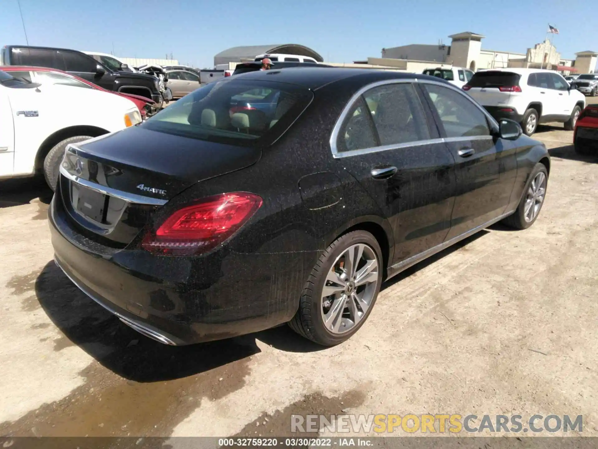 4 Photograph of a damaged car W1KWF8EB6MR651089 MERCEDES-BENZ C-CLASS 2021