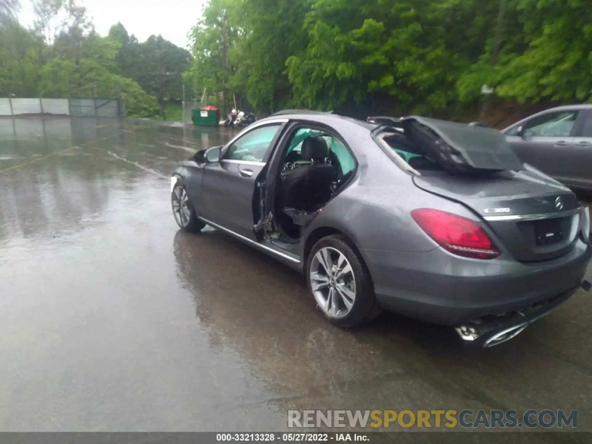 3 Photograph of a damaged car W1KWF8EB7MR604038 MERCEDES-BENZ C-CLASS 2021