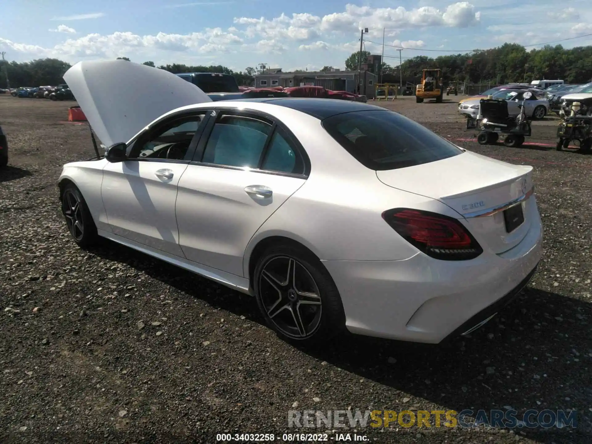 3 Photograph of a damaged car W1KWF8EB7MR623060 MERCEDES-BENZ C-CLASS 2021