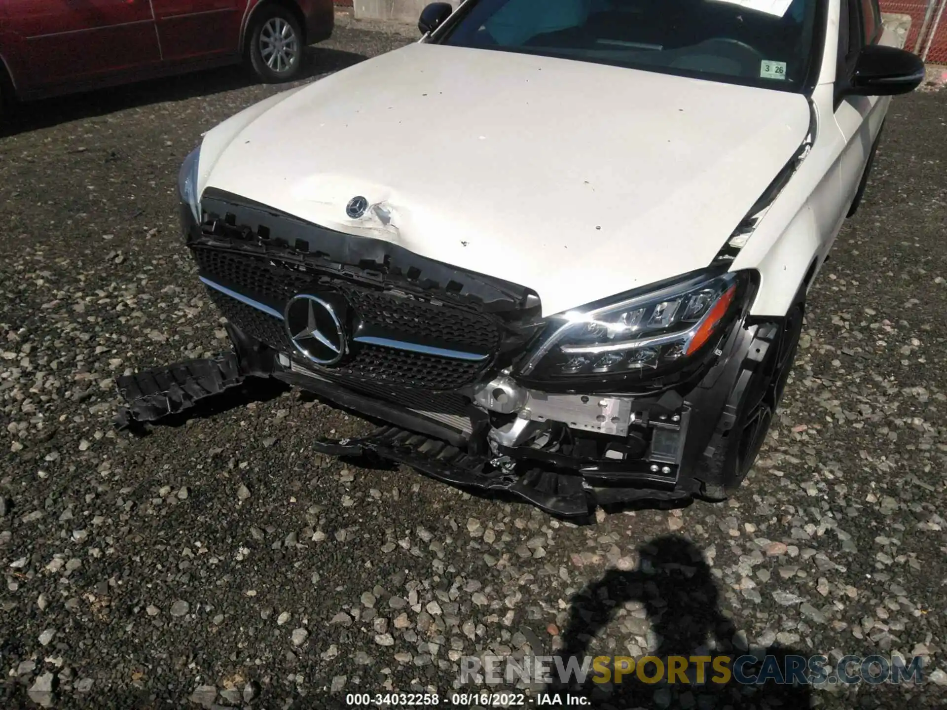 6 Photograph of a damaged car W1KWF8EB7MR623060 MERCEDES-BENZ C-CLASS 2021