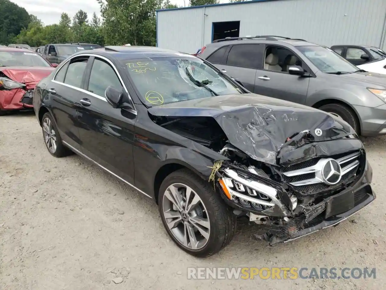 1 Photograph of a damaged car W1KWF8EB7MR624919 MERCEDES-BENZ C-CLASS 2021