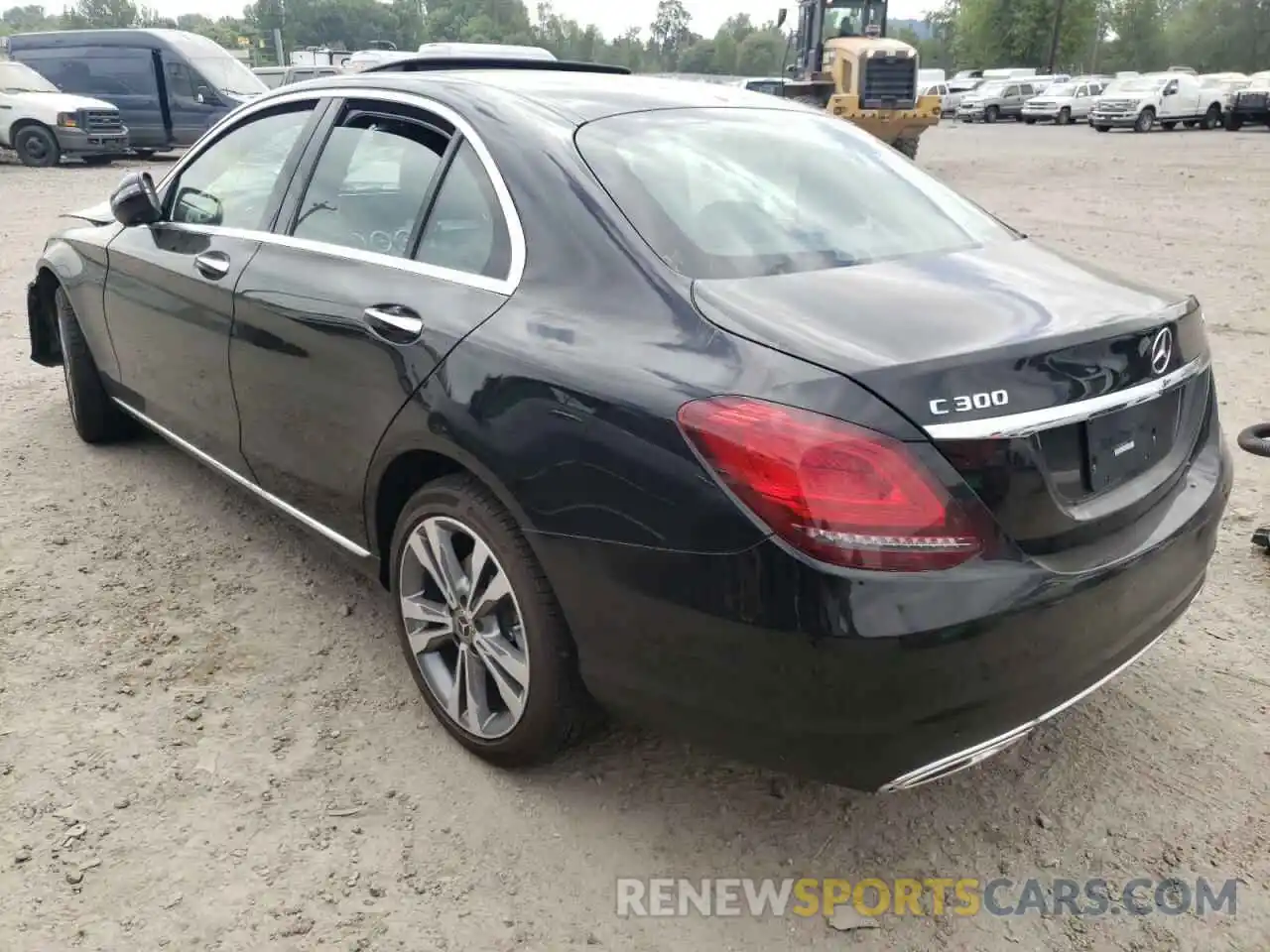 3 Photograph of a damaged car W1KWF8EB7MR624919 MERCEDES-BENZ C-CLASS 2021