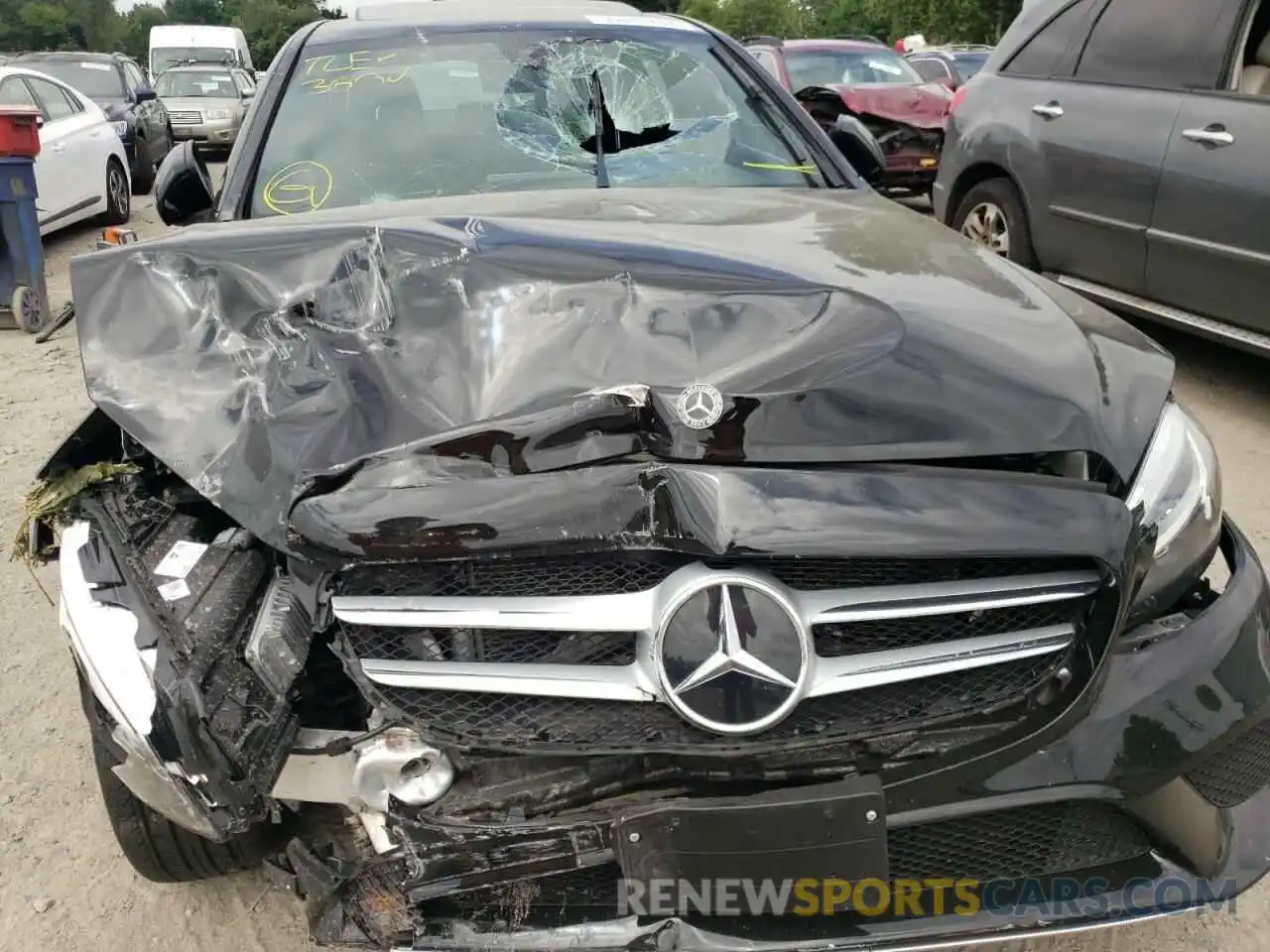 9 Photograph of a damaged car W1KWF8EB7MR624919 MERCEDES-BENZ C-CLASS 2021