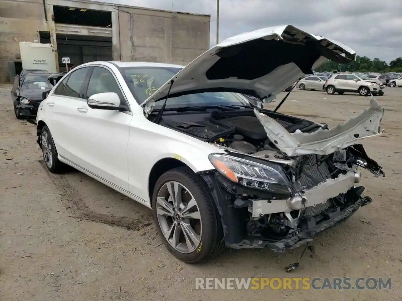 1 Photograph of a damaged car W1KWF8EB7MR627349 MERCEDES-BENZ C-CLASS 2021