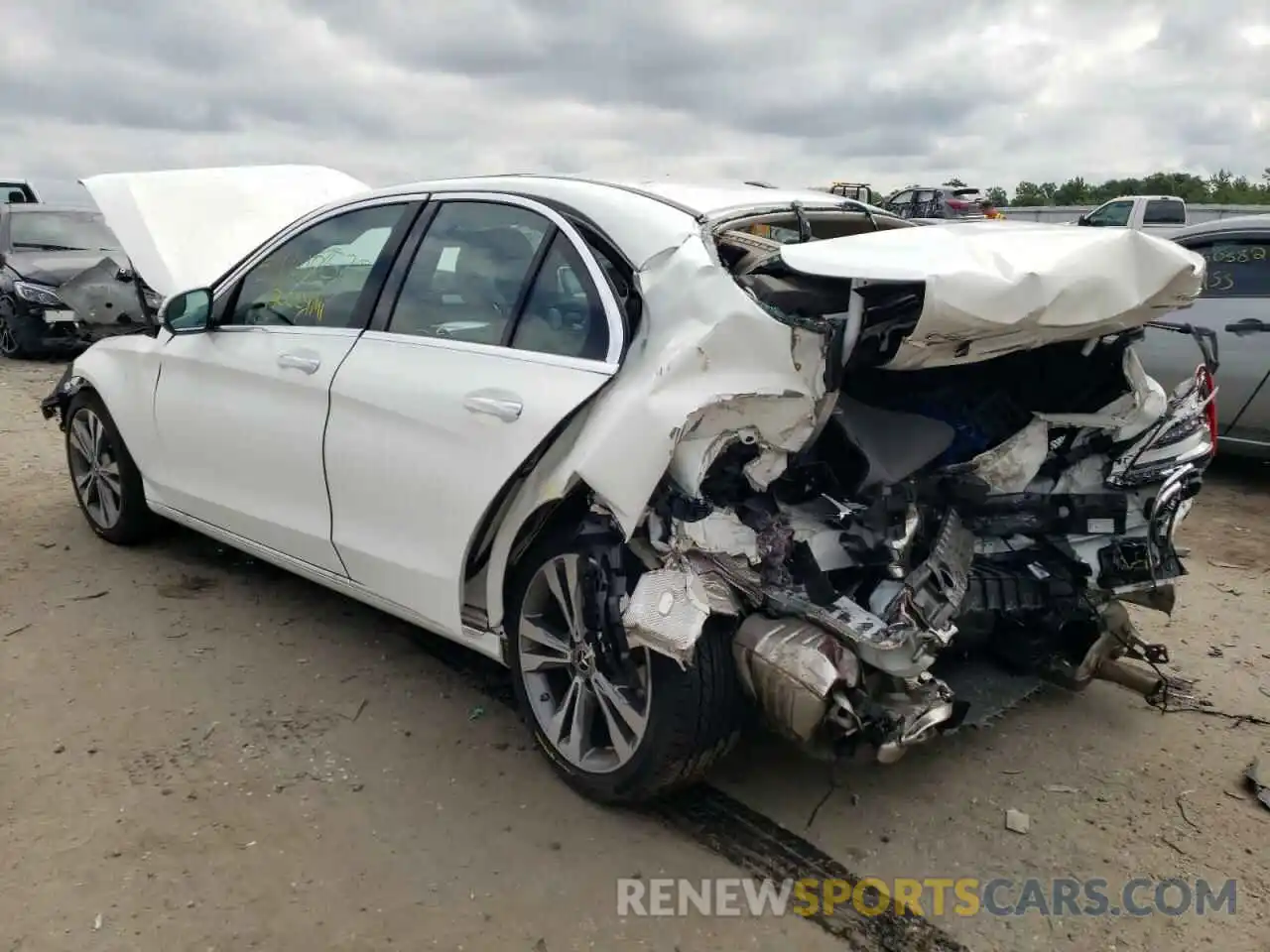 3 Photograph of a damaged car W1KWF8EB7MR627349 MERCEDES-BENZ C-CLASS 2021