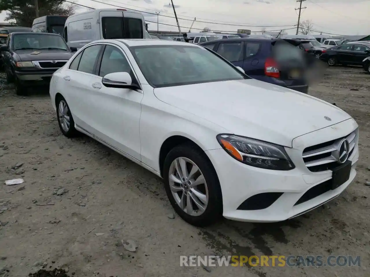 1 Photograph of a damaged car W1KWF8EB7MR630168 MERCEDES-BENZ C-CLASS 2021