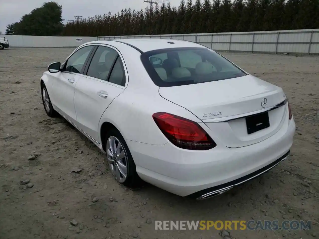 3 Photograph of a damaged car W1KWF8EB7MR630168 MERCEDES-BENZ C-CLASS 2021