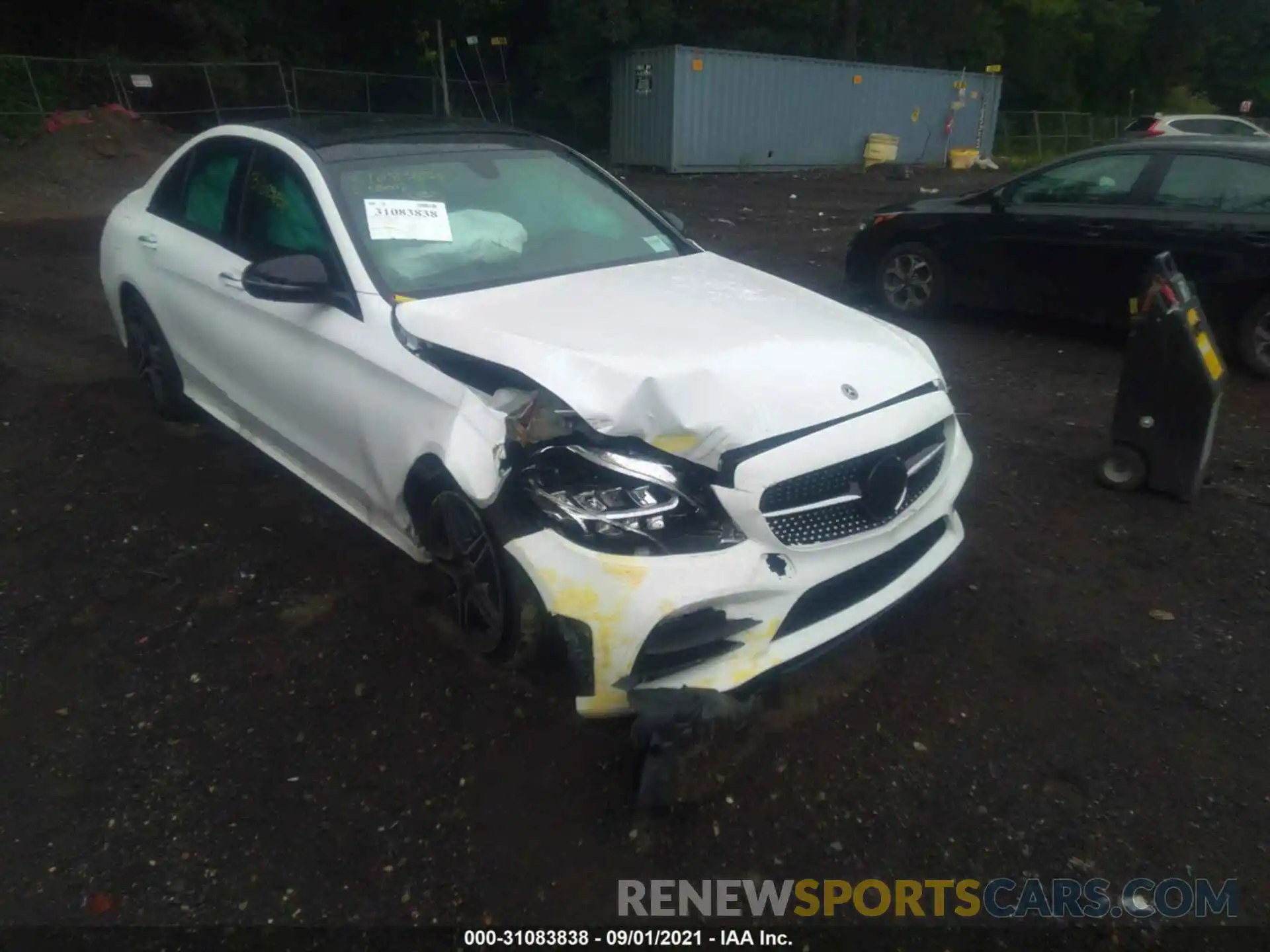 6 Photograph of a damaged car W1KWF8EB7MR634592 MERCEDES-BENZ C-CLASS 2021