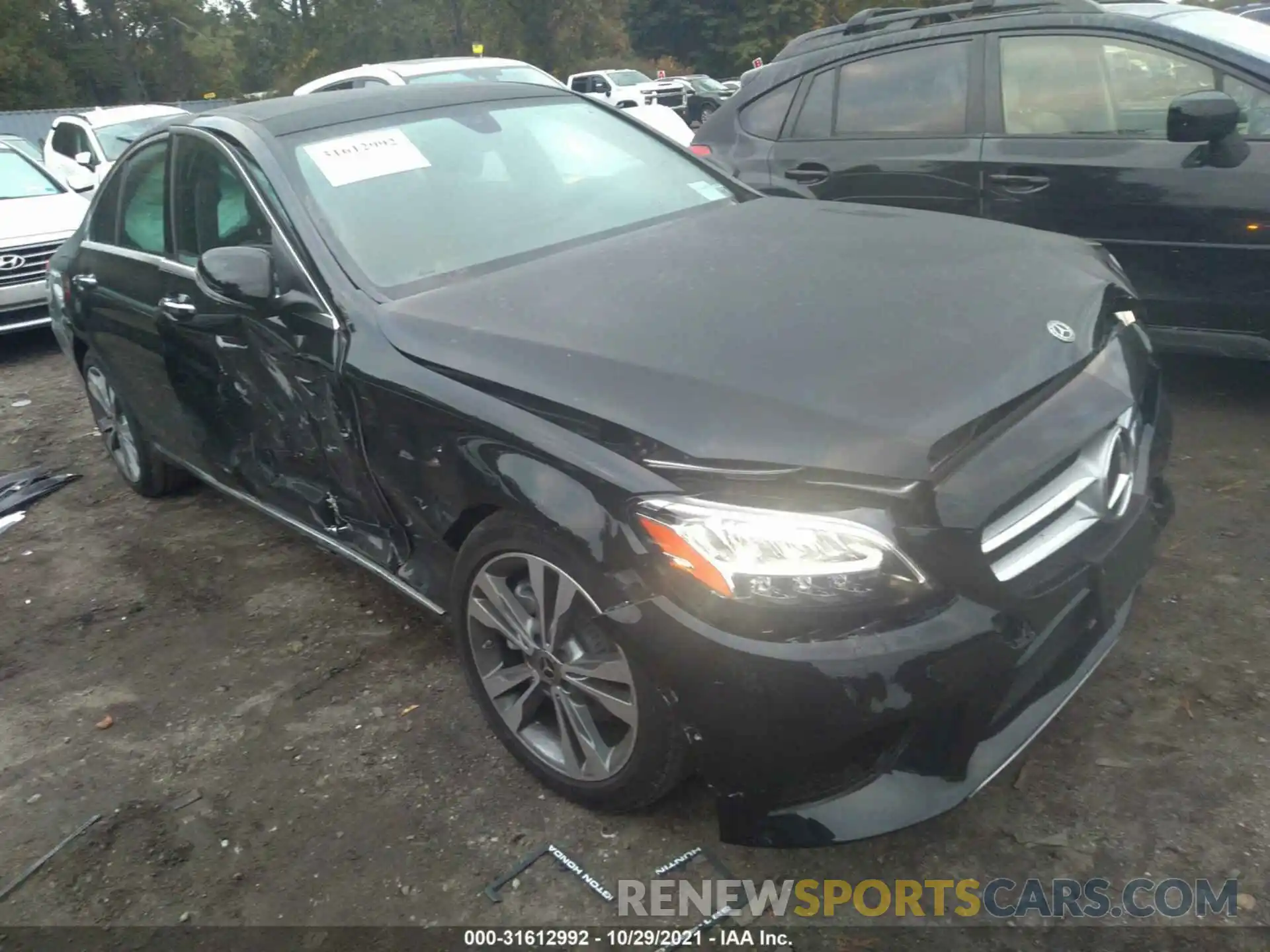 1 Photograph of a damaged car W1KWF8EB7MR634740 MERCEDES-BENZ C-CLASS 2021