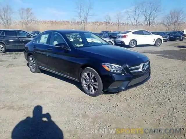 1 Photograph of a damaged car W1KWF8EB7MR647729 MERCEDES-BENZ C-CLASS 2021