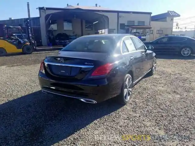 4 Photograph of a damaged car W1KWF8EB7MR647729 MERCEDES-BENZ C-CLASS 2021