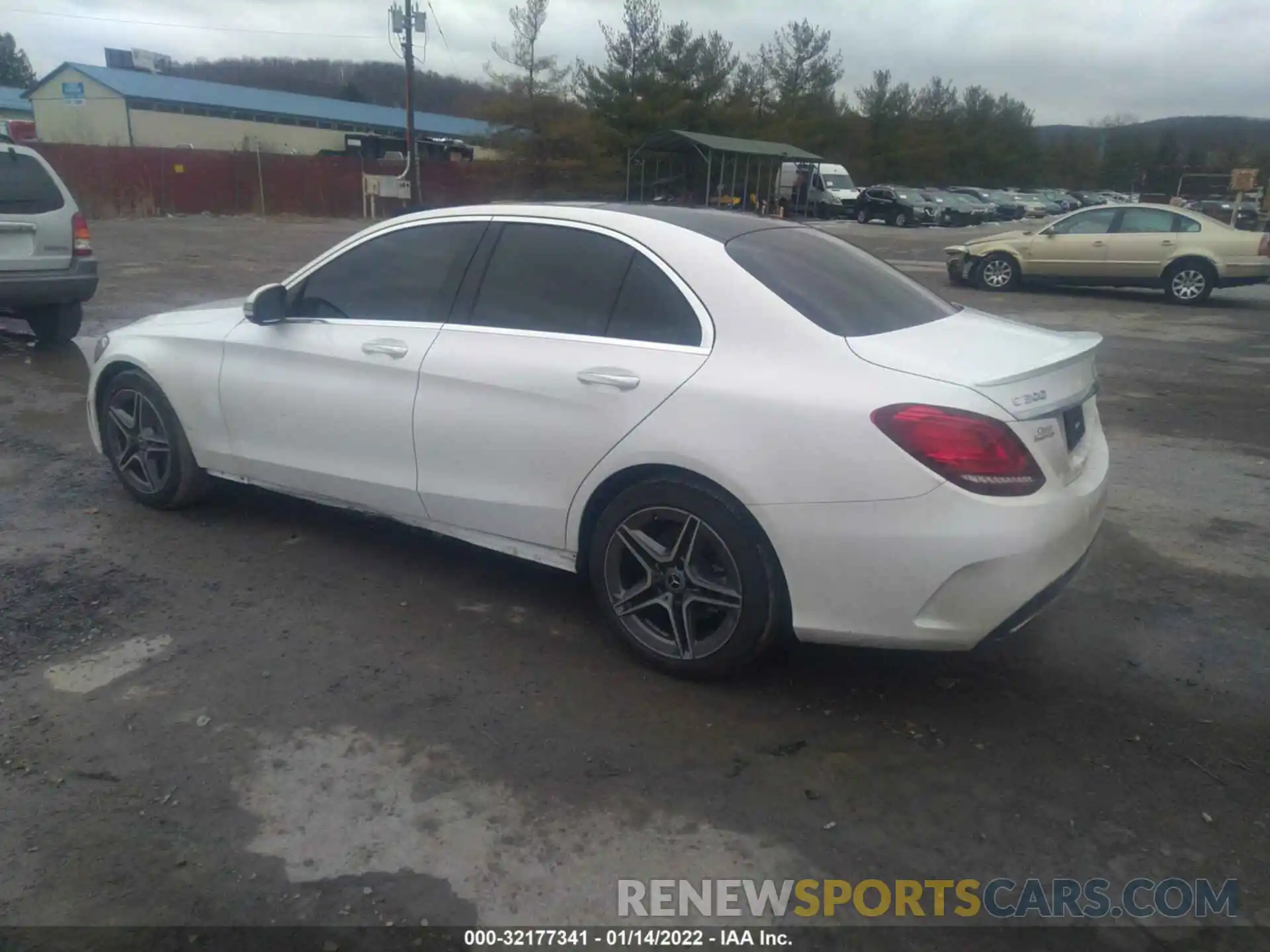 3 Photograph of a damaged car W1KWF8EB7MR648380 MERCEDES-BENZ C-CLASS 2021