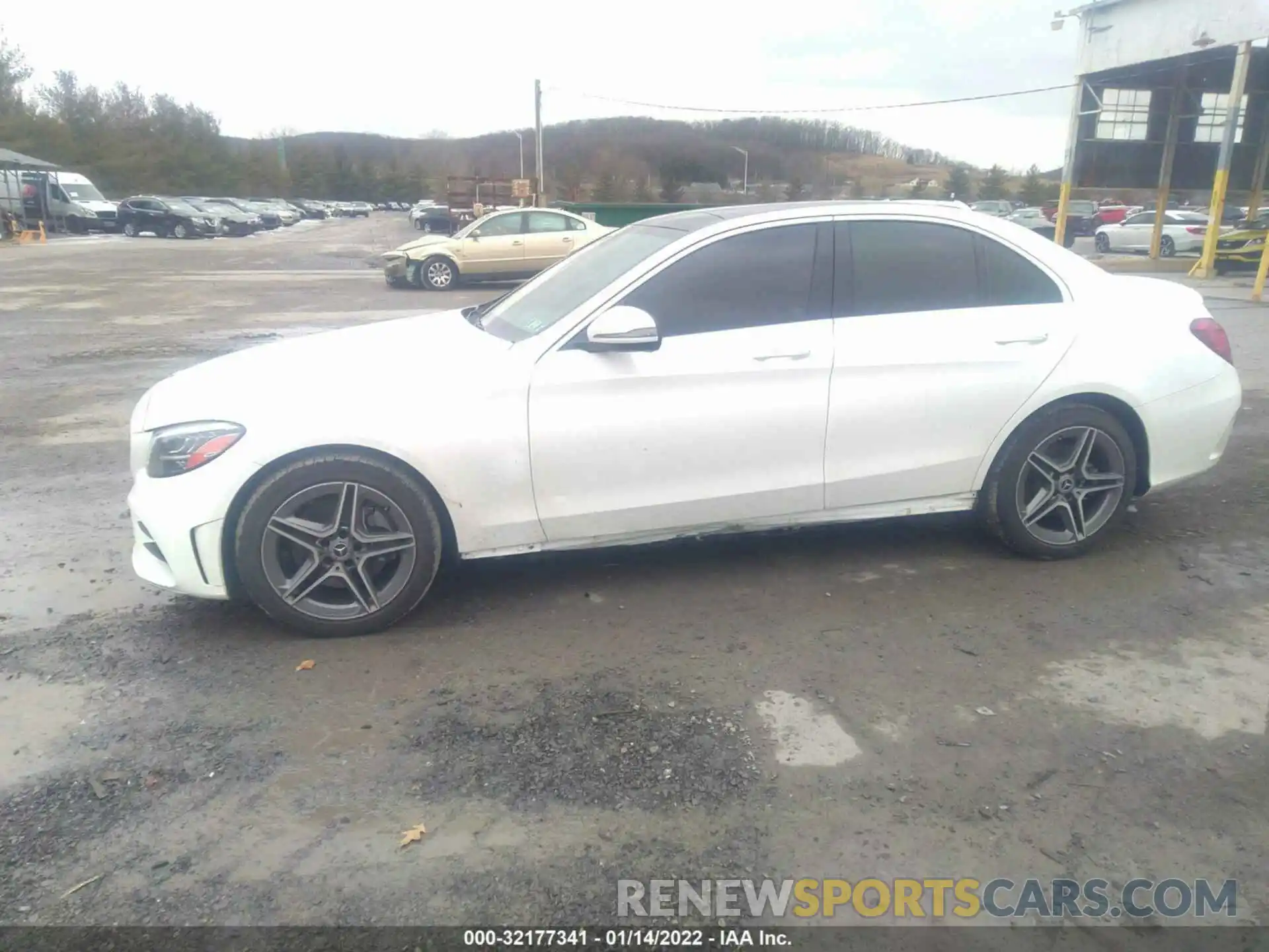 6 Photograph of a damaged car W1KWF8EB7MR648380 MERCEDES-BENZ C-CLASS 2021