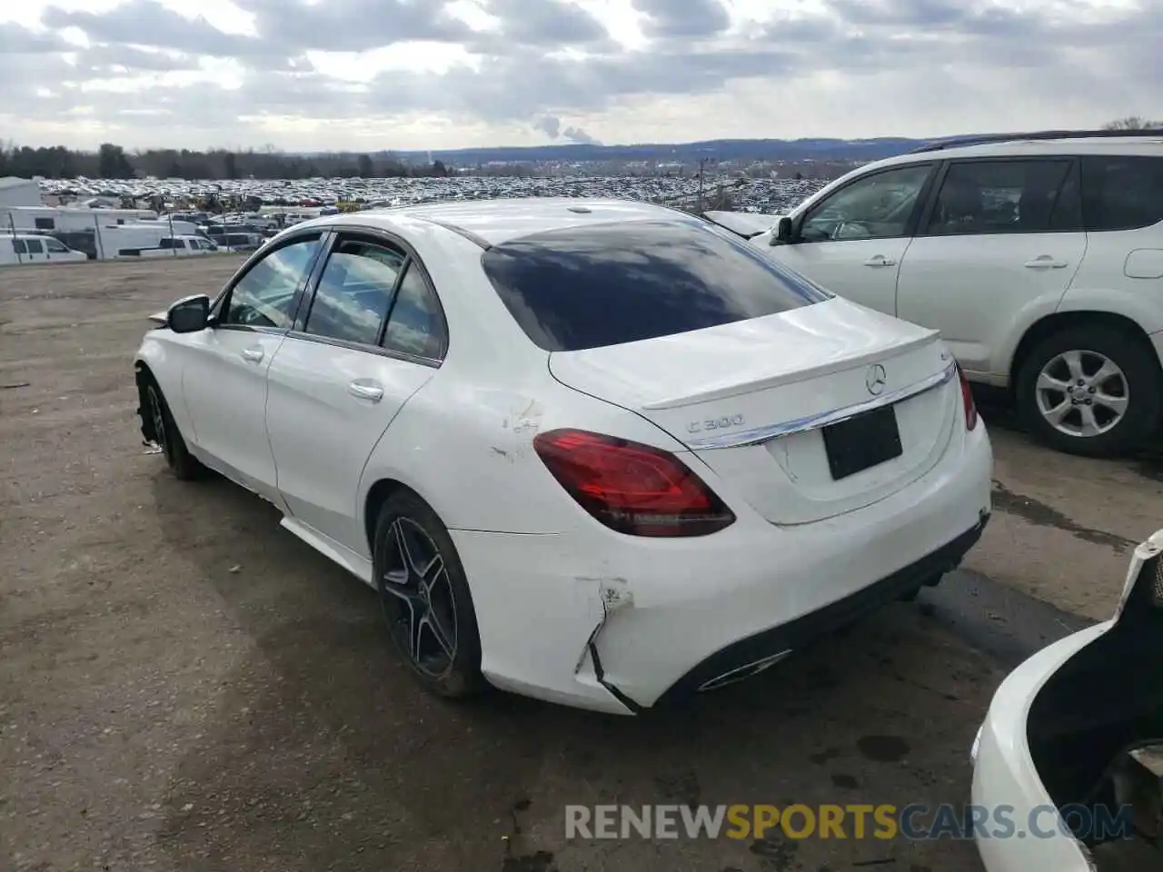 3 Photograph of a damaged car W1KWF8EB8MR615274 MERCEDES-BENZ C-CLASS 2021