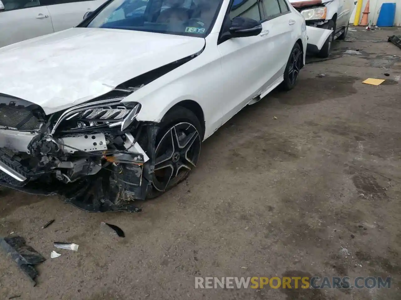 9 Photograph of a damaged car W1KWF8EB8MR615274 MERCEDES-BENZ C-CLASS 2021