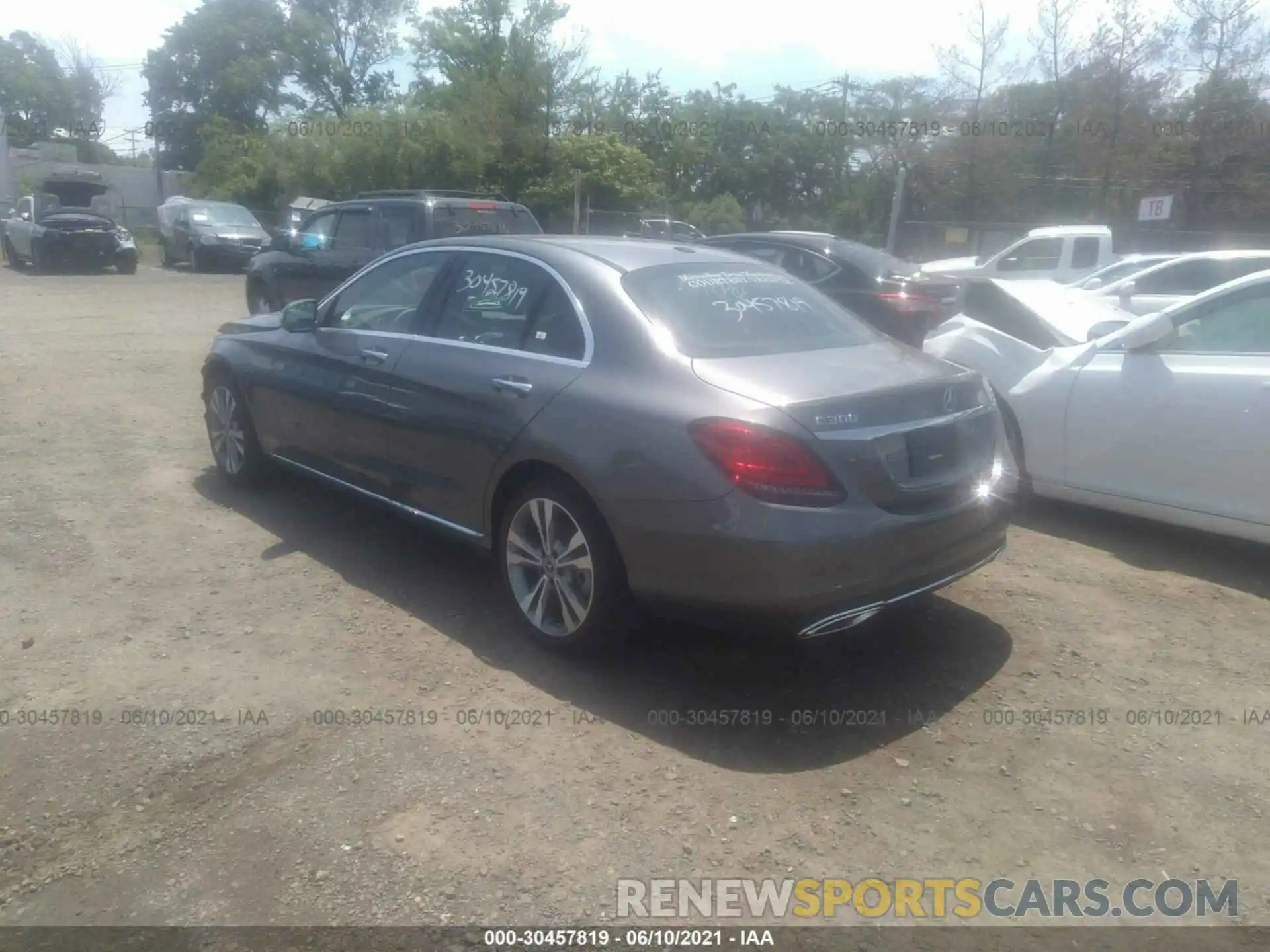 3 Photograph of a damaged car W1KWF8EB8MR621477 MERCEDES-BENZ C-CLASS 2021