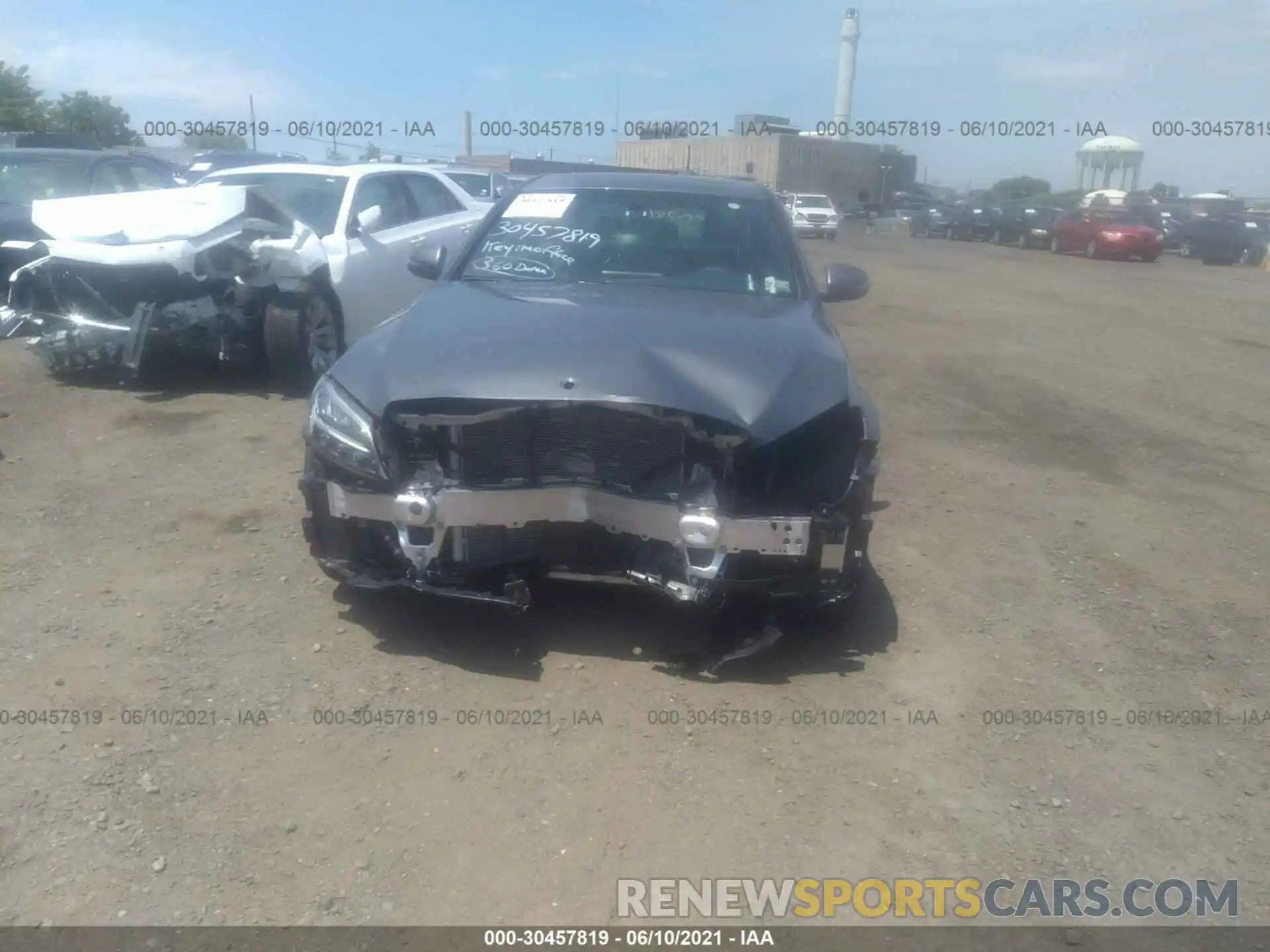 6 Photograph of a damaged car W1KWF8EB8MR621477 MERCEDES-BENZ C-CLASS 2021